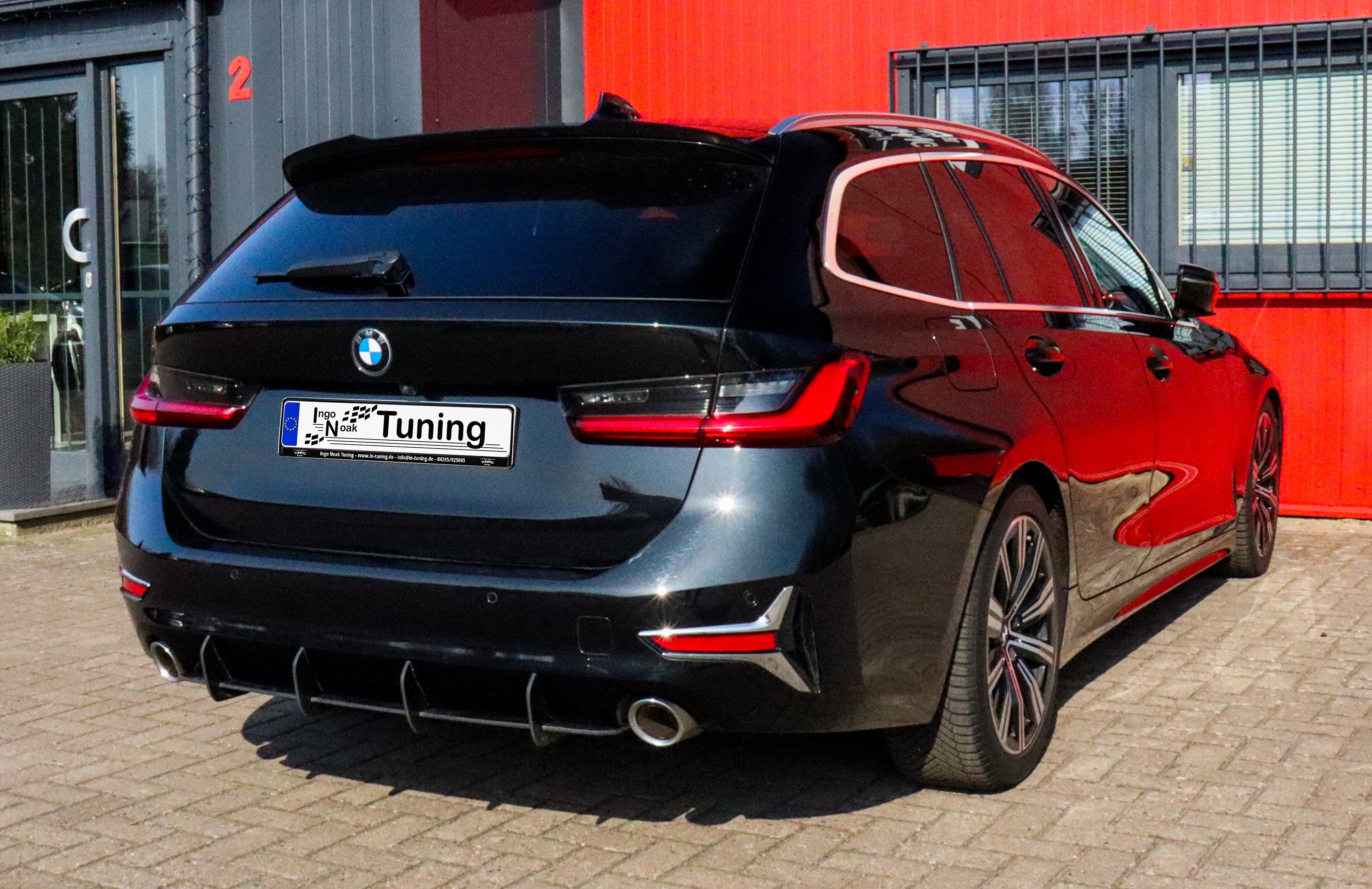 Gefräster Heckansatz passend für BMW 3er G20/G21 ohne M-Paket