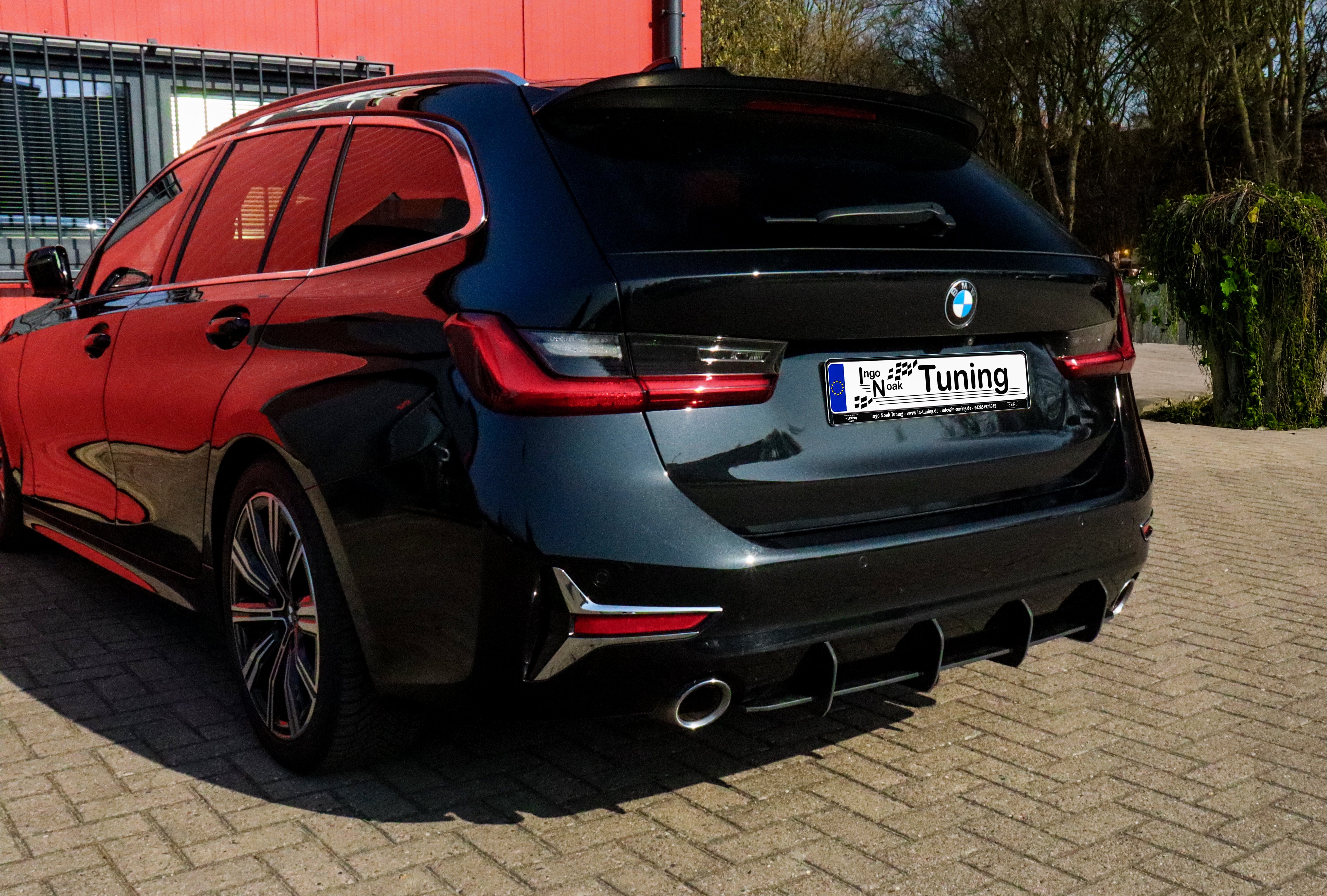 Gefräster Heckansatz passend für BMW 3er G20/G21 ohne M-Paket
