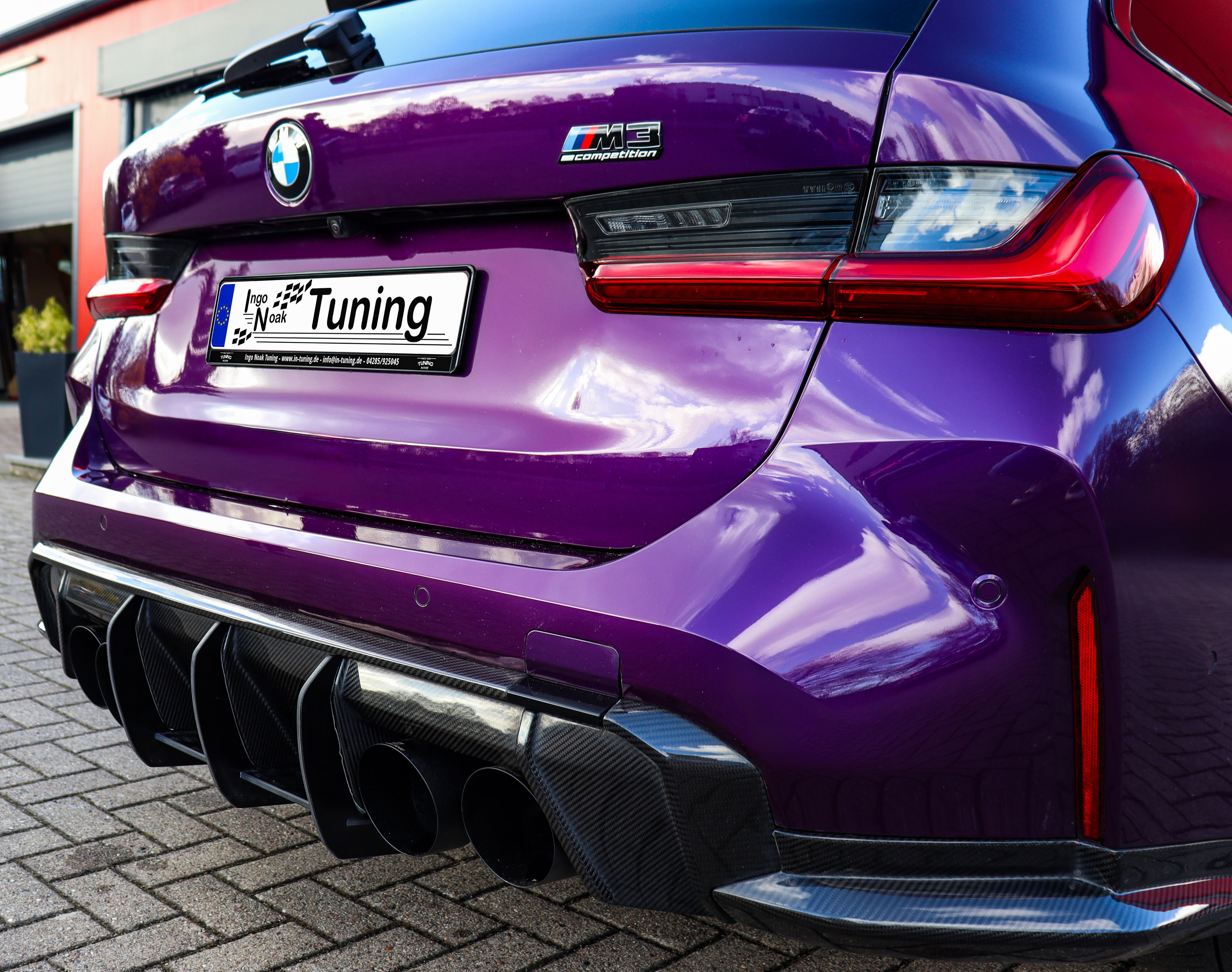 Gefräster Heckansatz passend für BMW M3 G80/G81