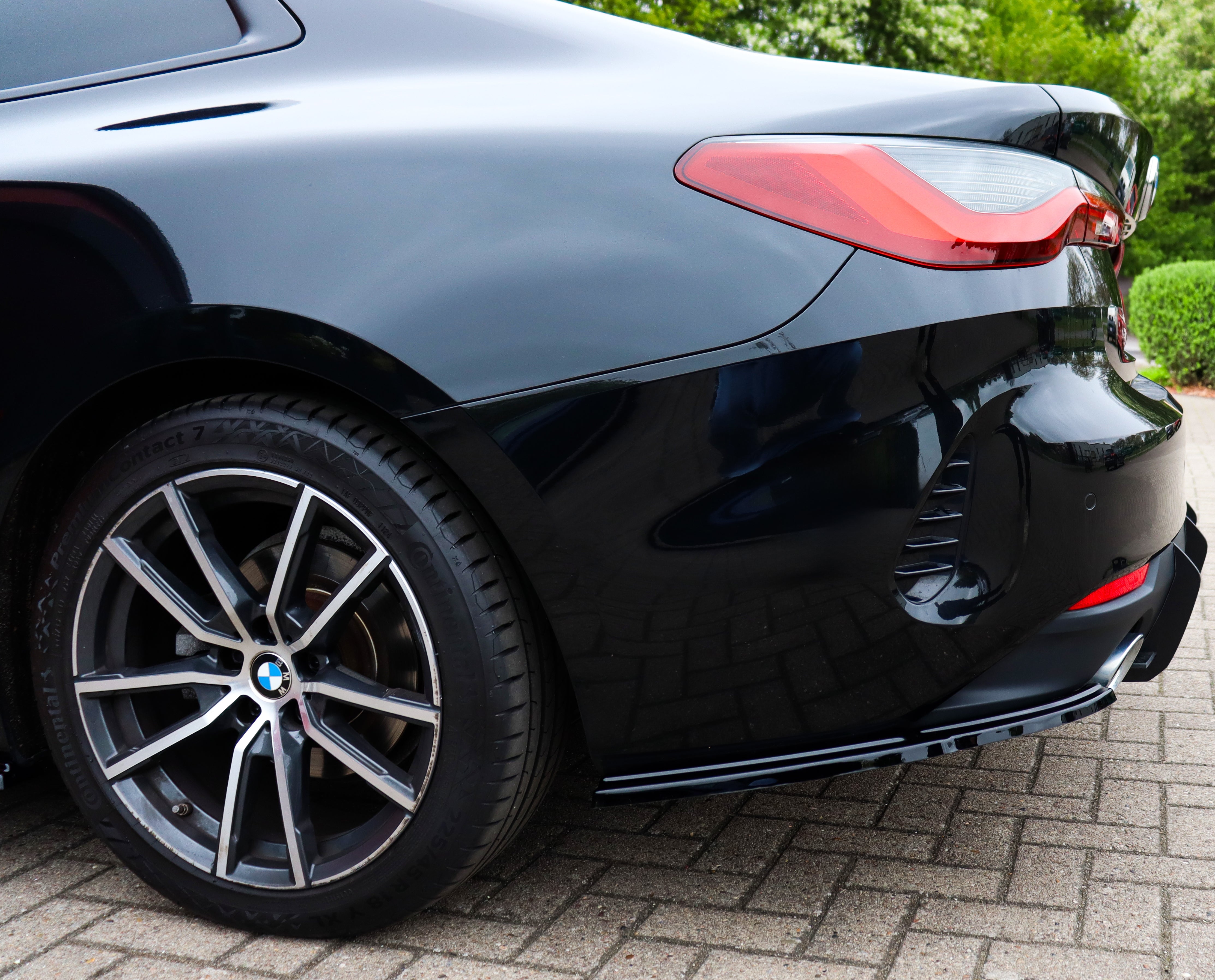 Heckansatz Seitenteile passend für BMW 4er G22/G23 ohne M-Paket
