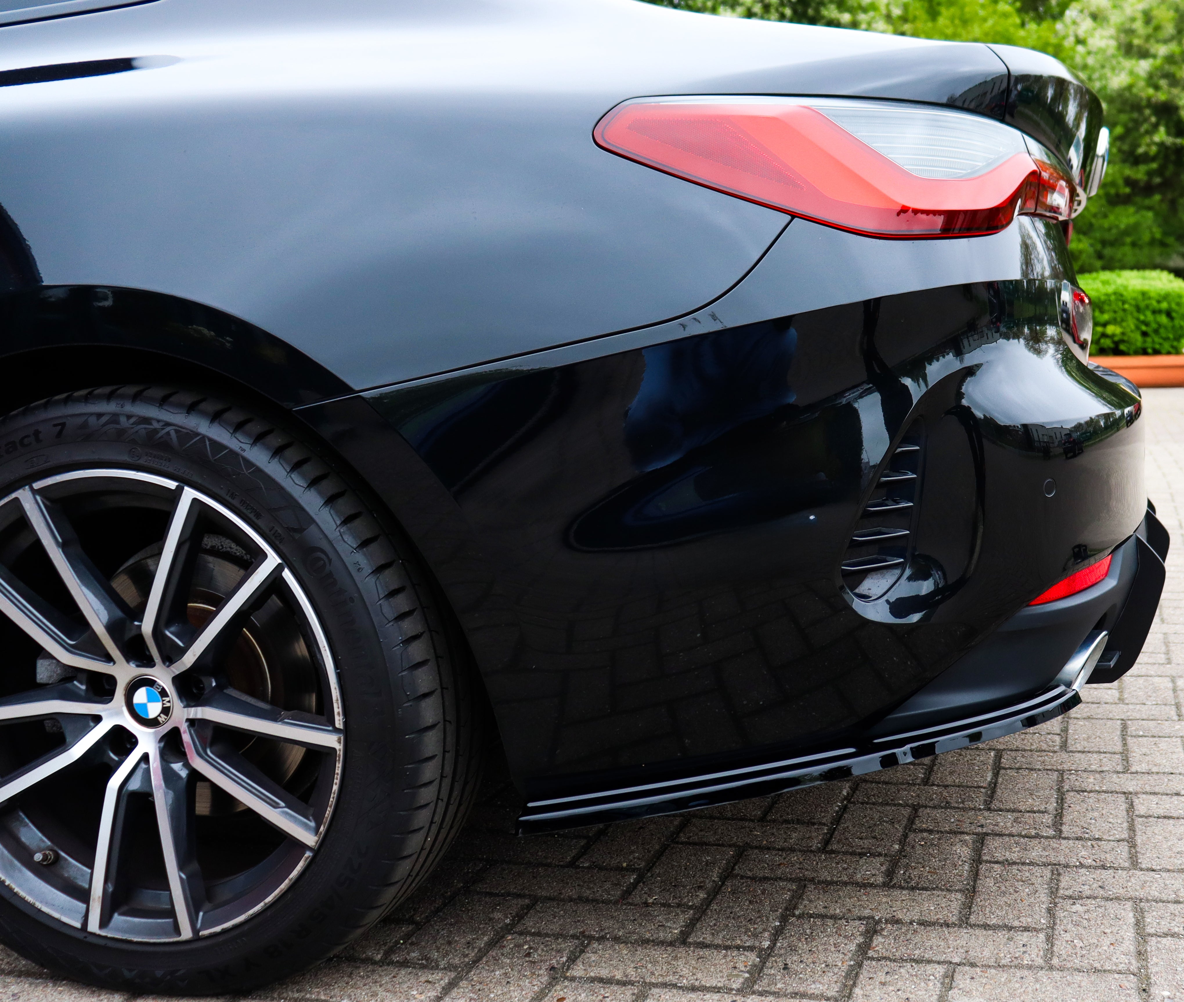 Heckansatz Seitenteile passend für BMW 4er G22/G23 ohne M-Paket