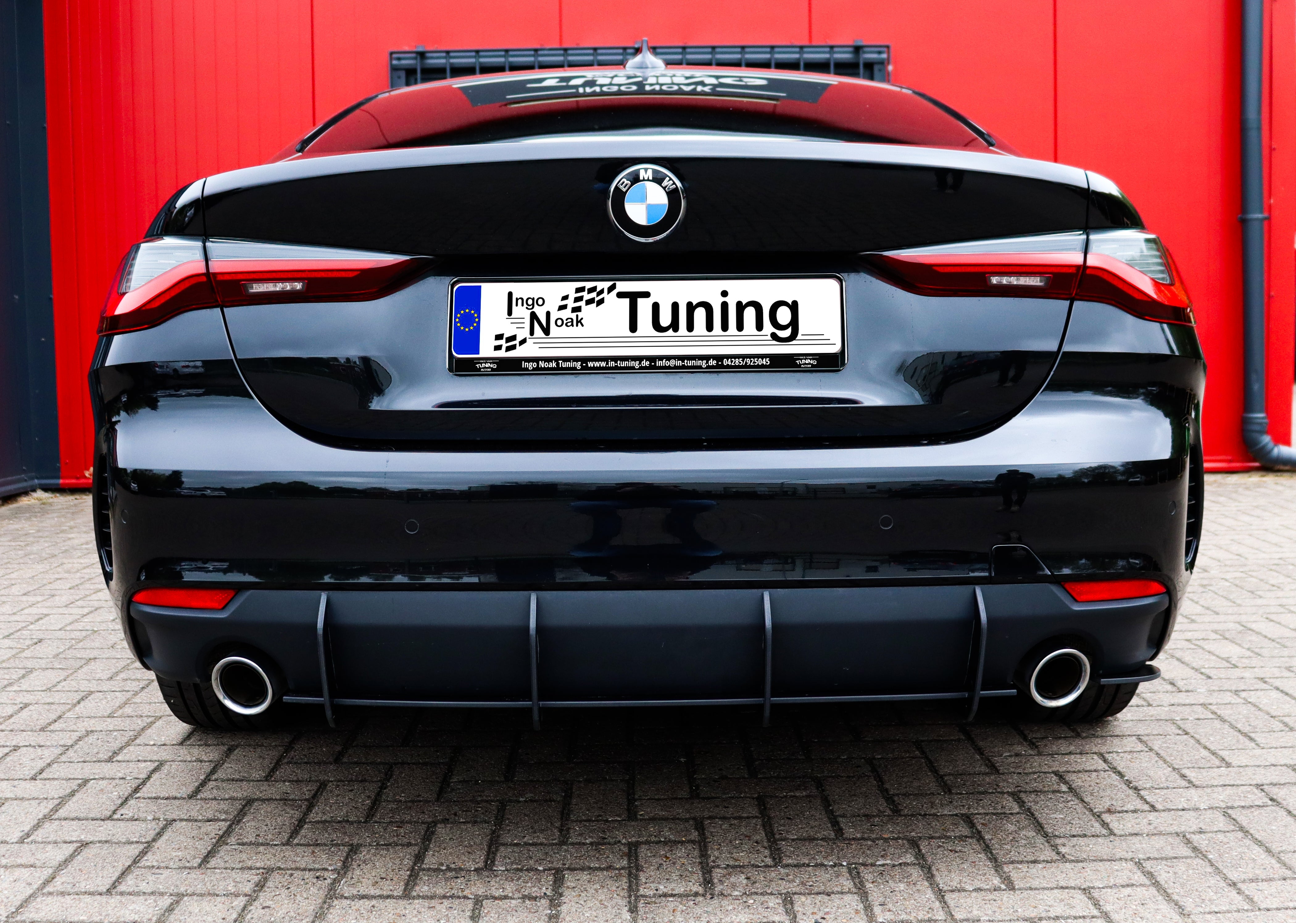 Gefräster Heckansatz passend für BMW 4er G22/G23 ohne M-Paket