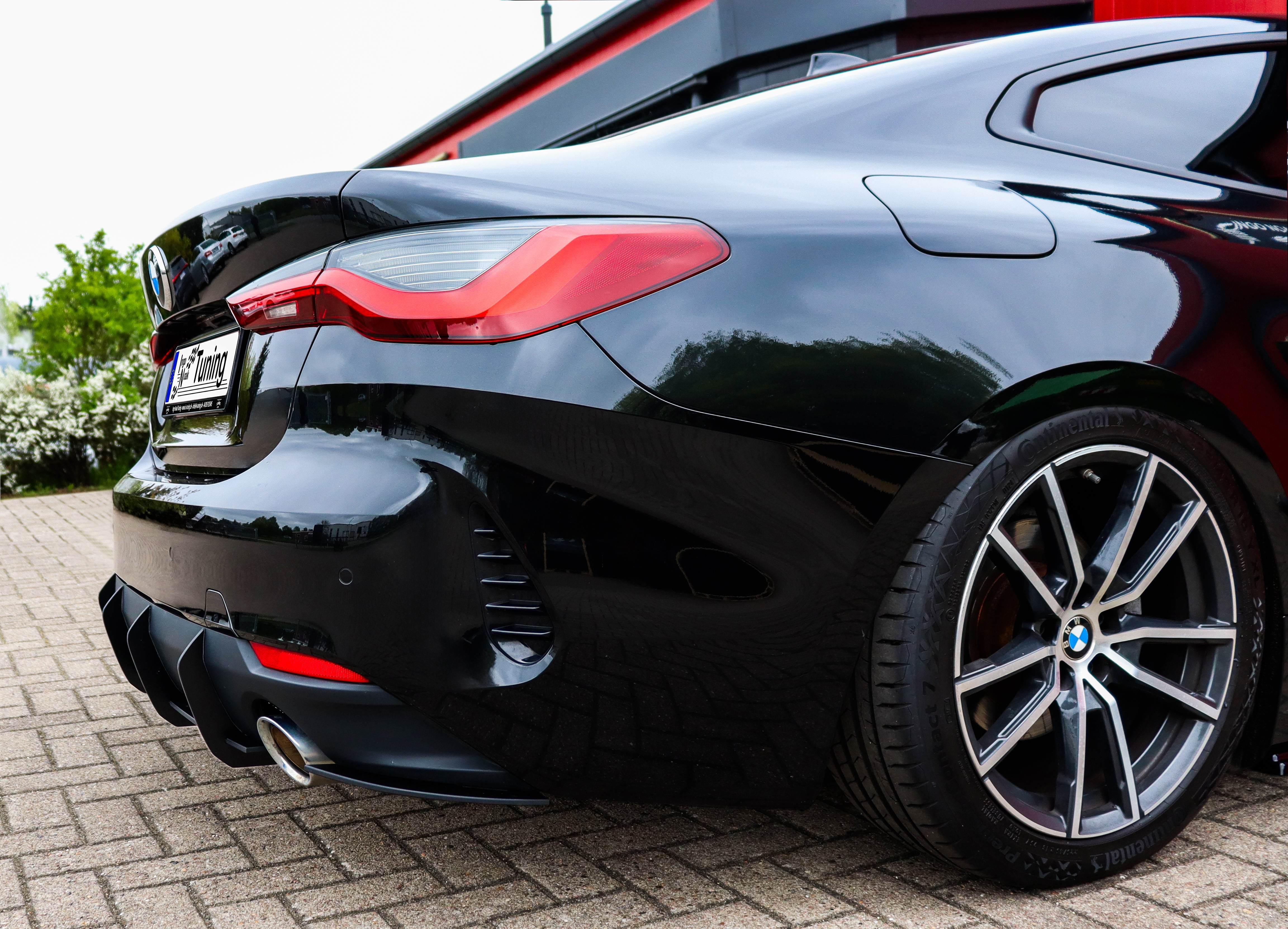 Gefräster Heckansatz passend für BMW 4er G22/G23 ohne M-Paket
