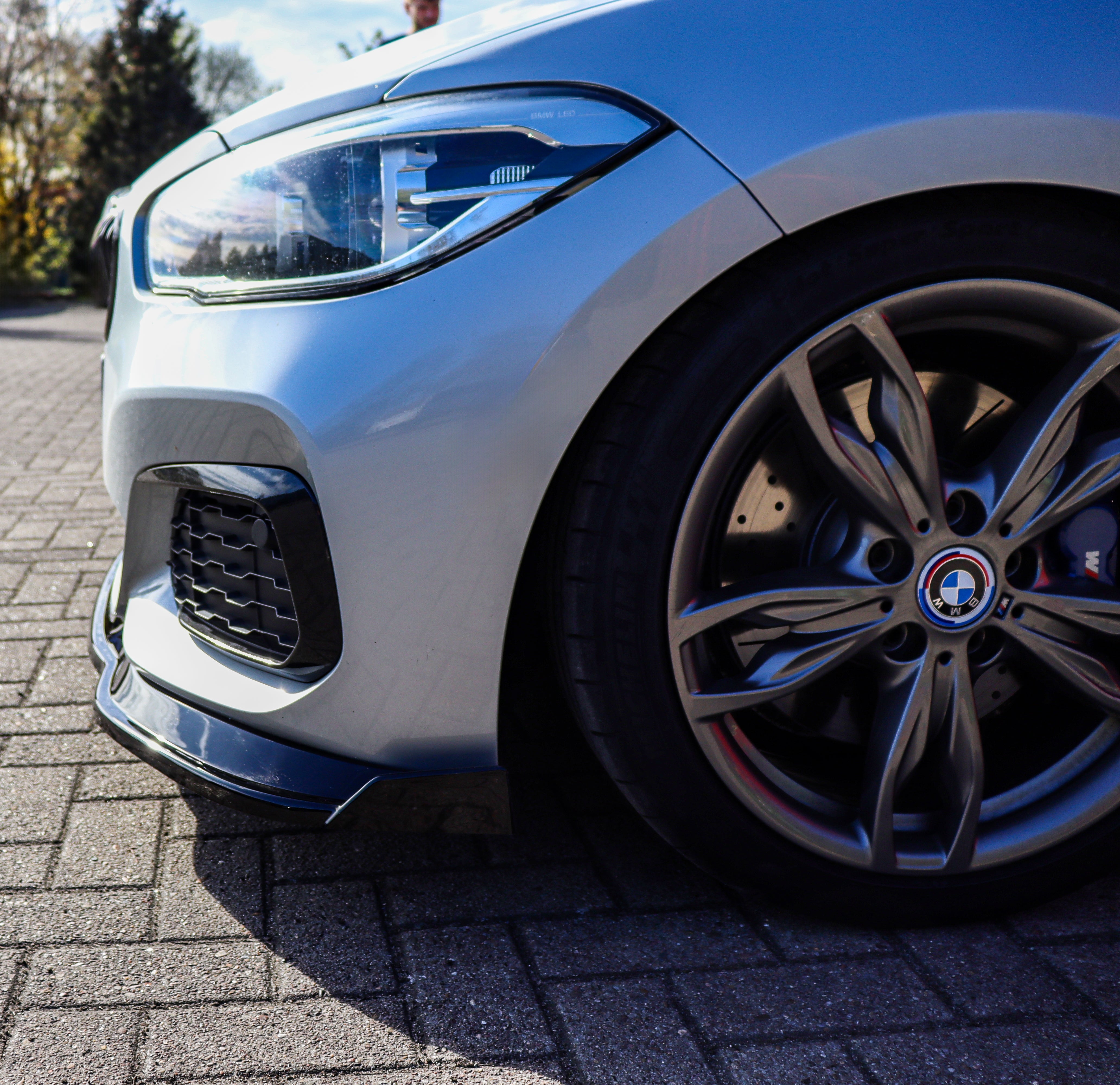Cup Frontspoilerlippe mit Wing passend für BMW 1er F20 M-140i
