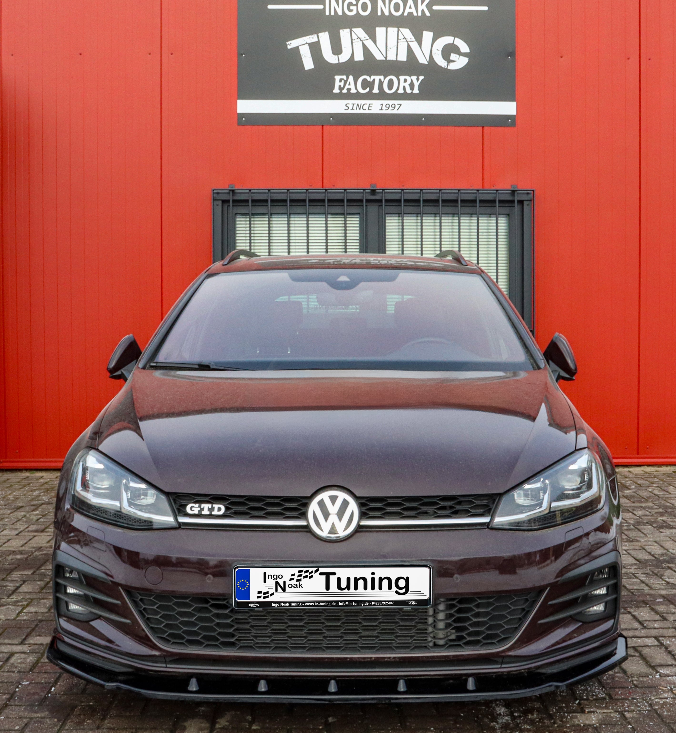 Cup Frontspoilerlippe passend für VW Golf 7 GTD Variant Facelift