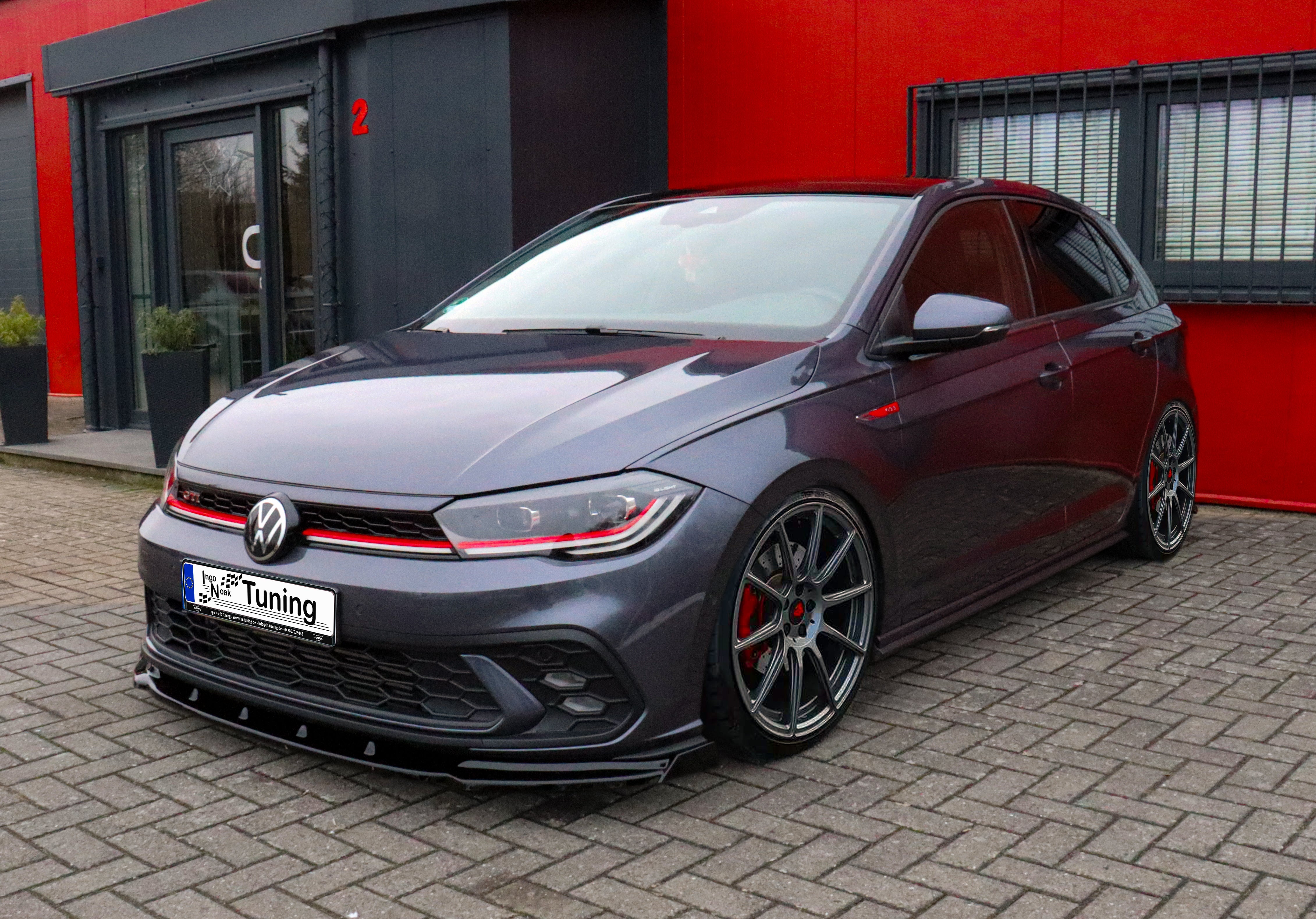 Spoilerschwert Cuplippe mit Wings passend für VW Polo 6 GTI 2G Facelift