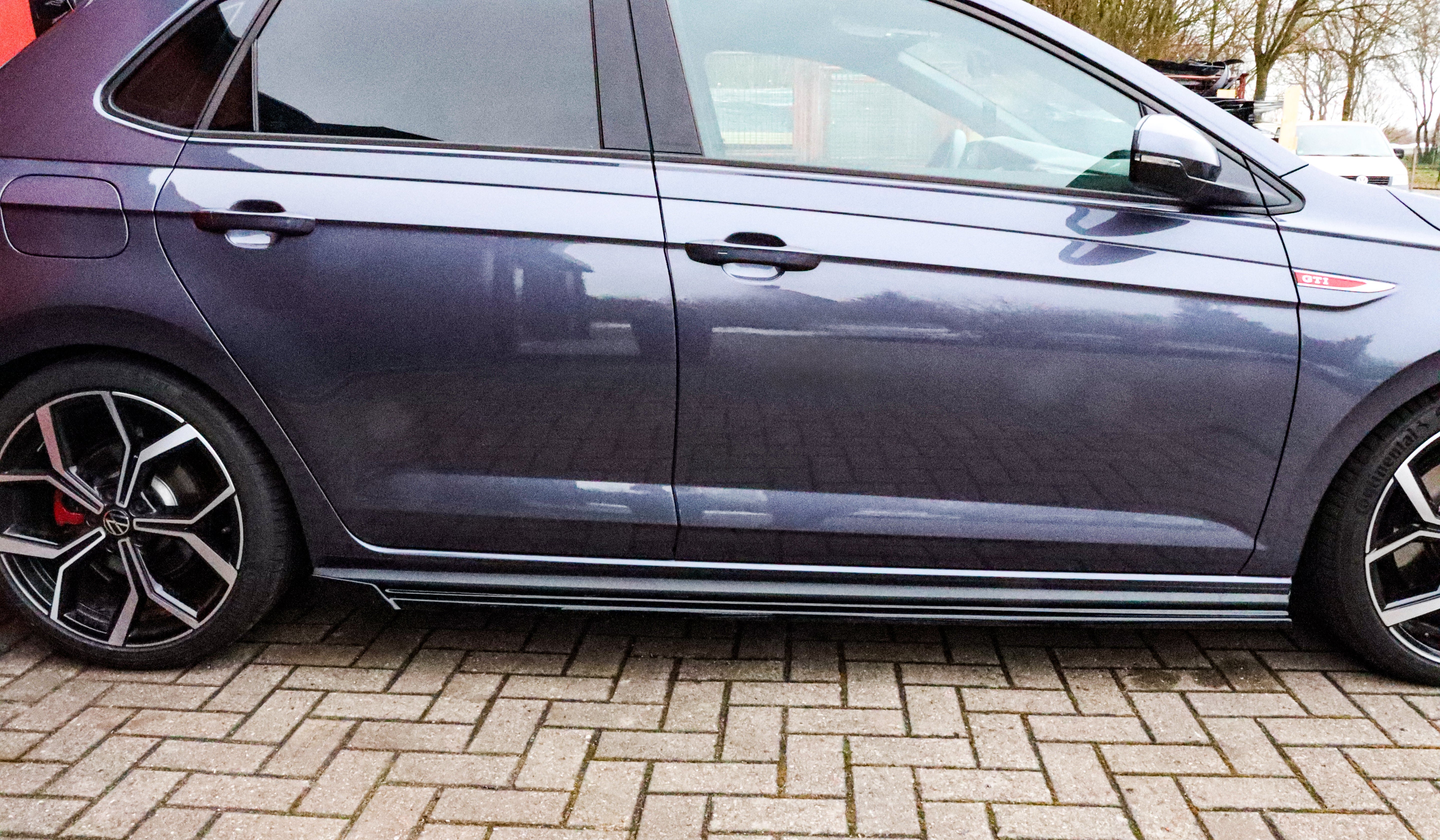 Seitenschweller mit Wings passend für VW Polo 6 GTI 2G Facelift