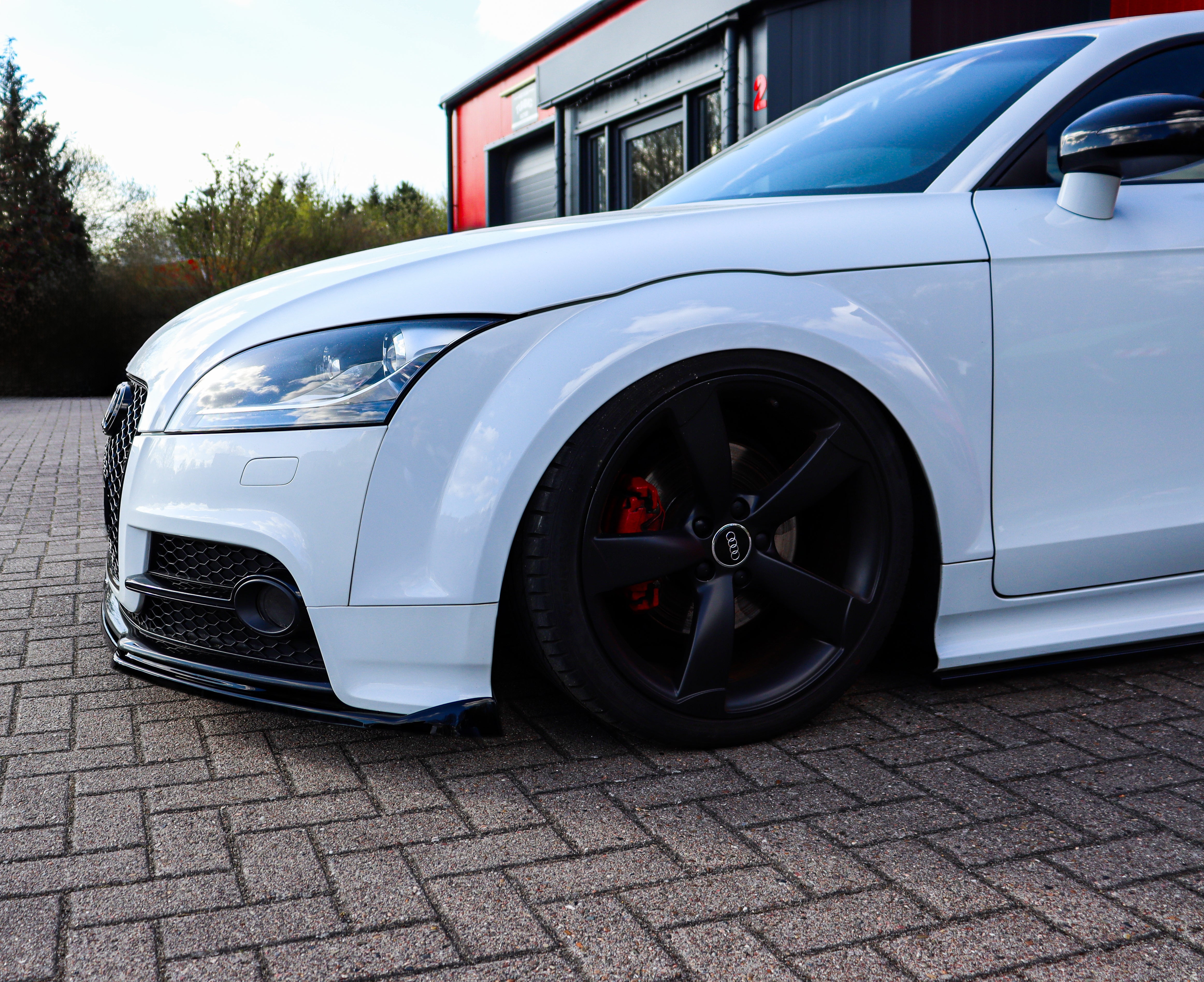 Cup Frontspoilerlippe passend für Audi TT 8J mit S-Line Competition