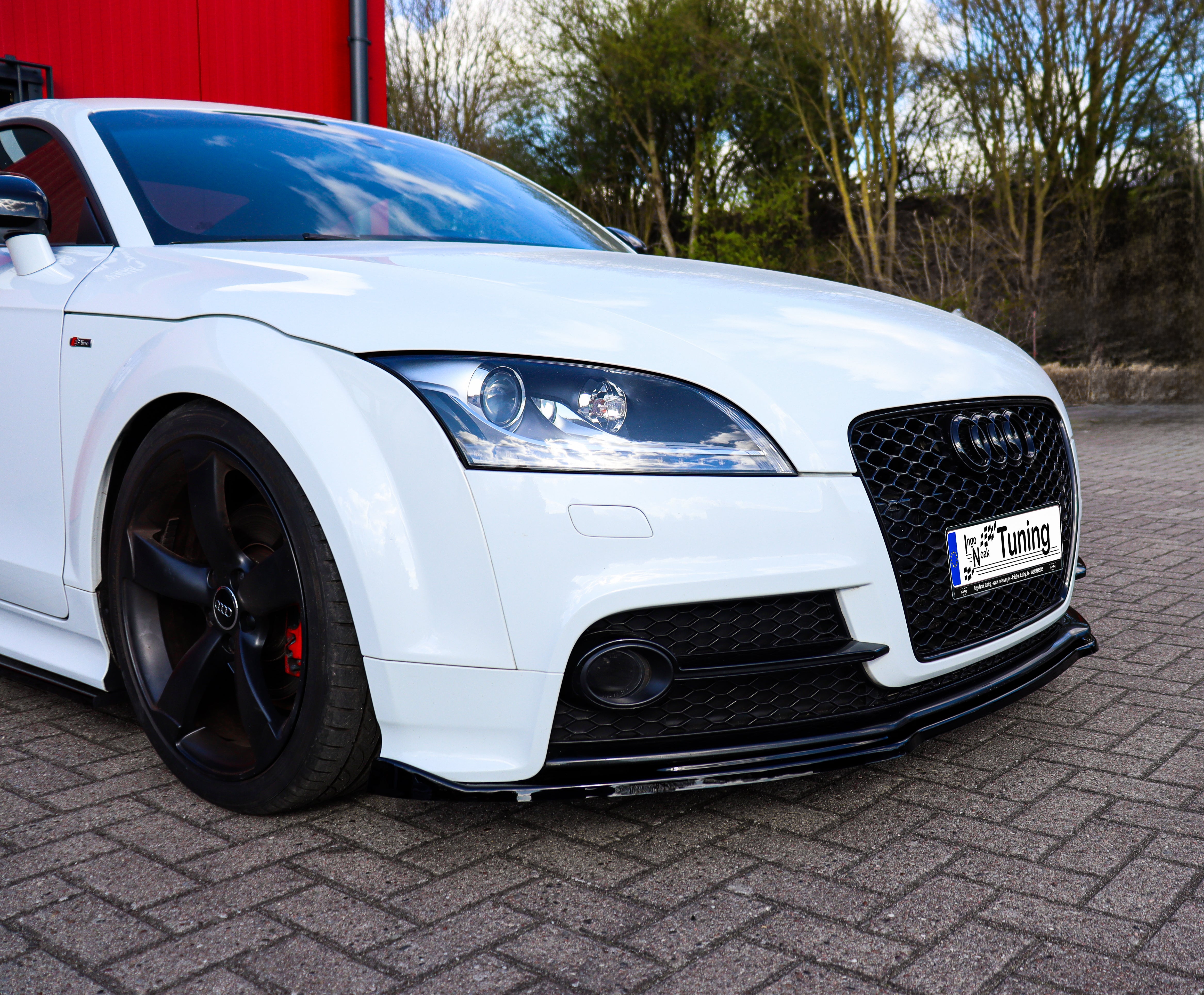 Cup Frontspoilerlippe passend für Audi TT 8J mit S-Line Competition
