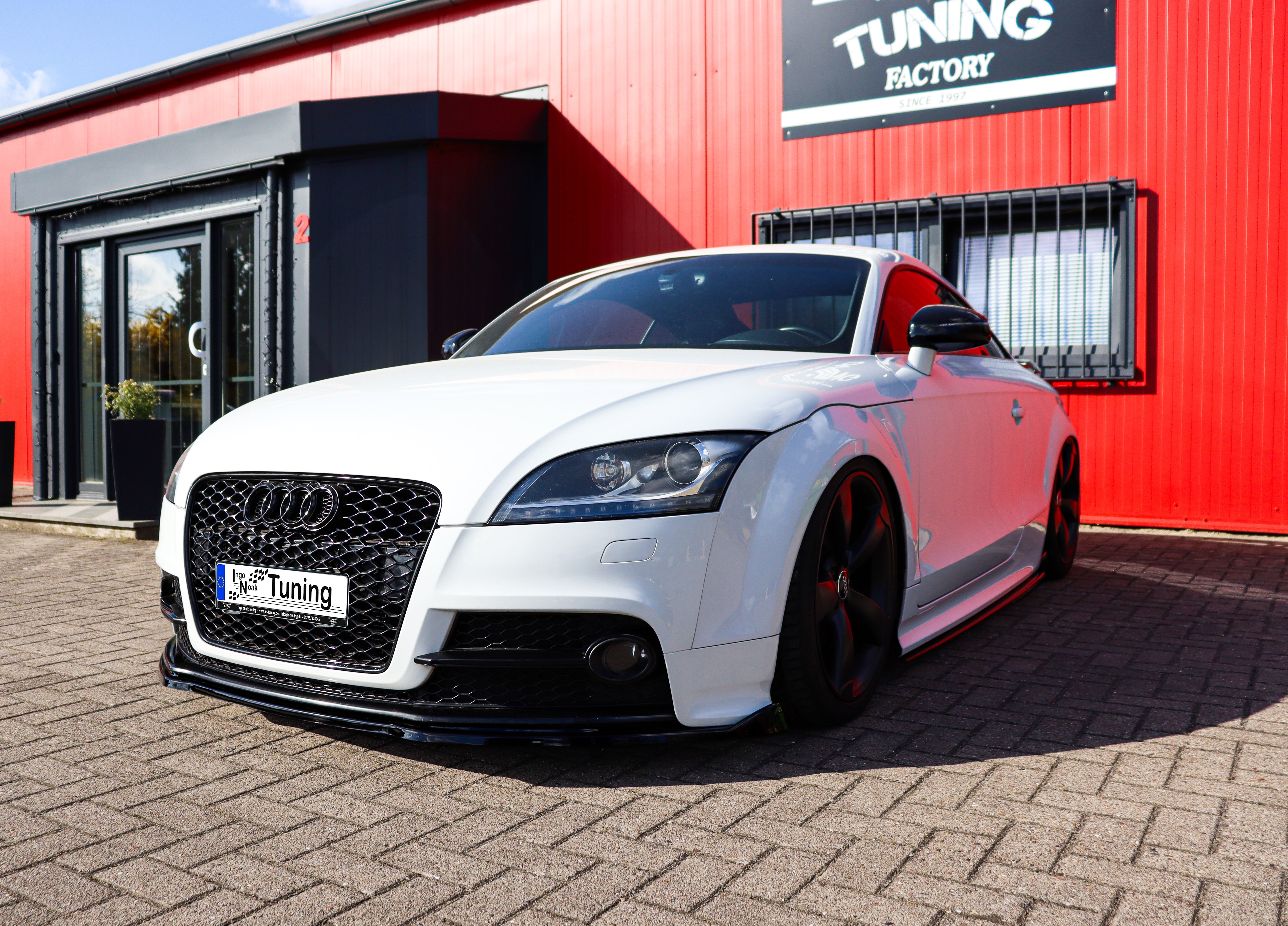 Cup Frontspoilerlippe passend für Audi TT 8J mit S-Line Competition