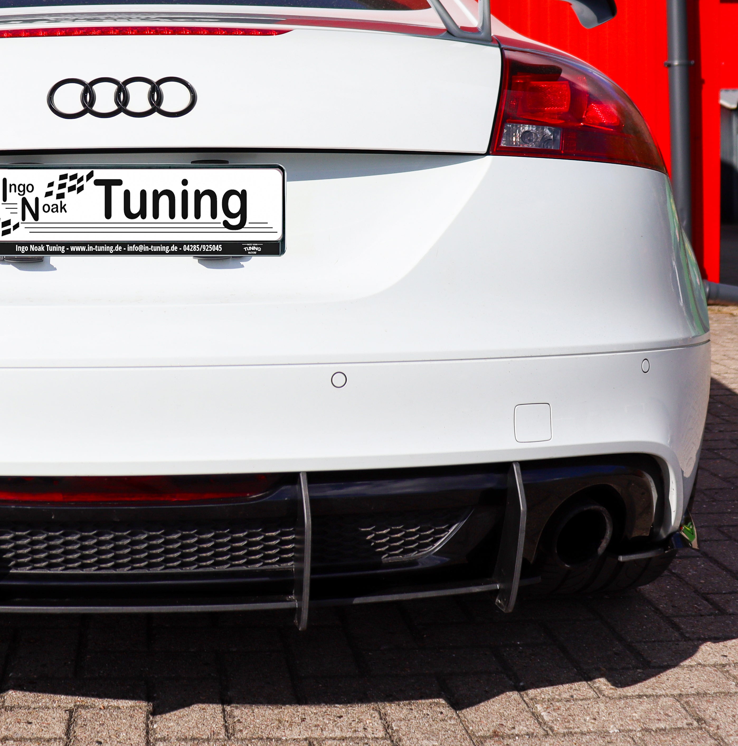Heckansatz Diffusor passend für Audi TT 8J mit S-Line Competition
