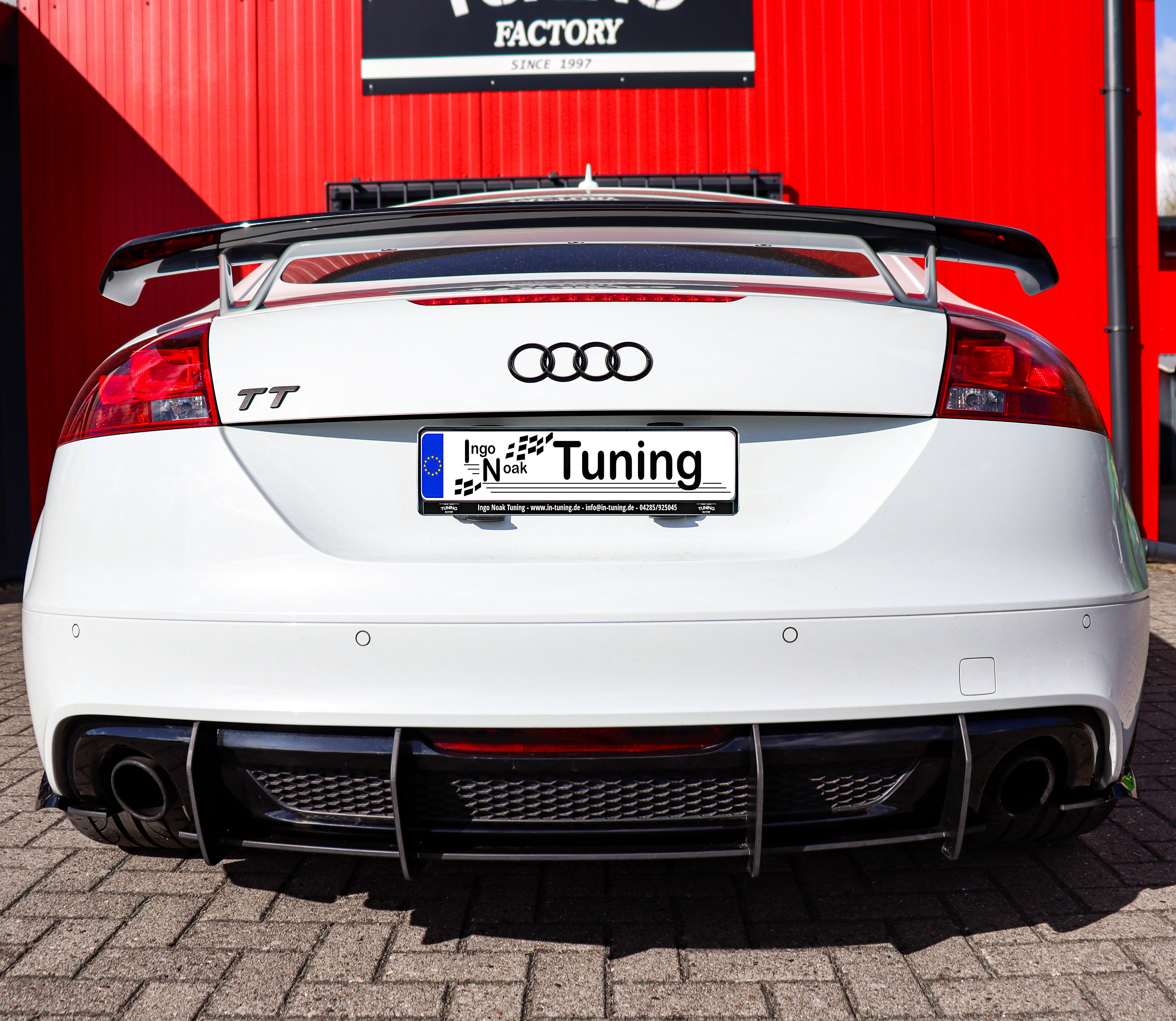 Heckansatz Diffusor passend für Audi TT 8J mit S-Line Competition