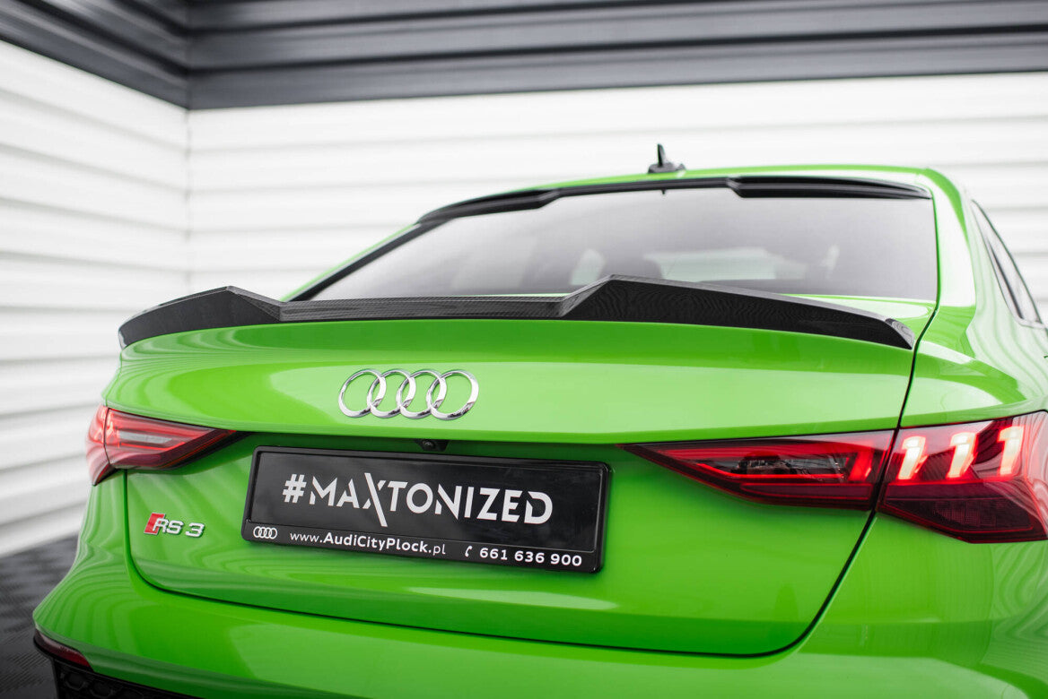 Carbon Fiber Heckklappenspoiler für Audi RS3 Limousine 8Y - Aerowerk.