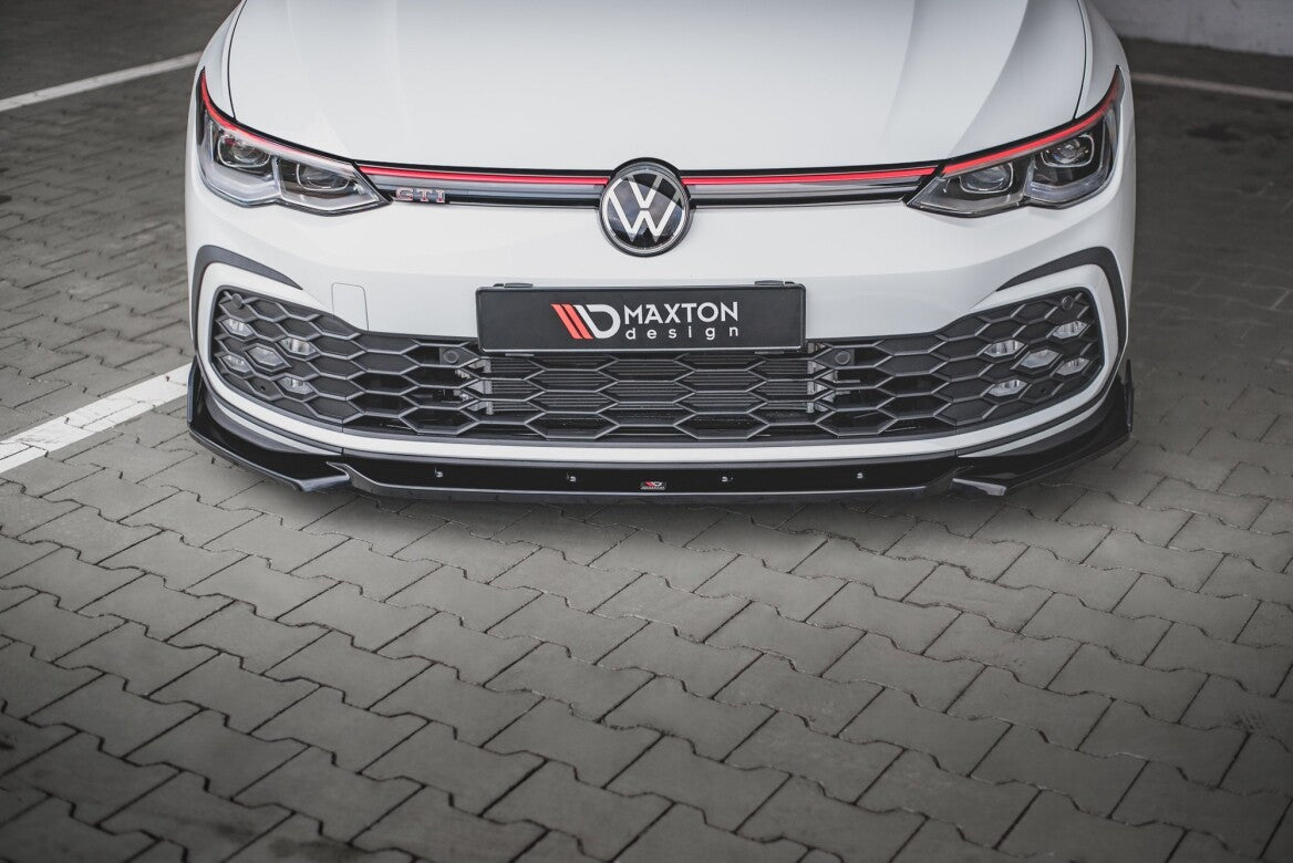 Cup Spoilerlippe Front Ansatz +Flaps V.2 für VW Golf 8 GTI - Aerowerk.