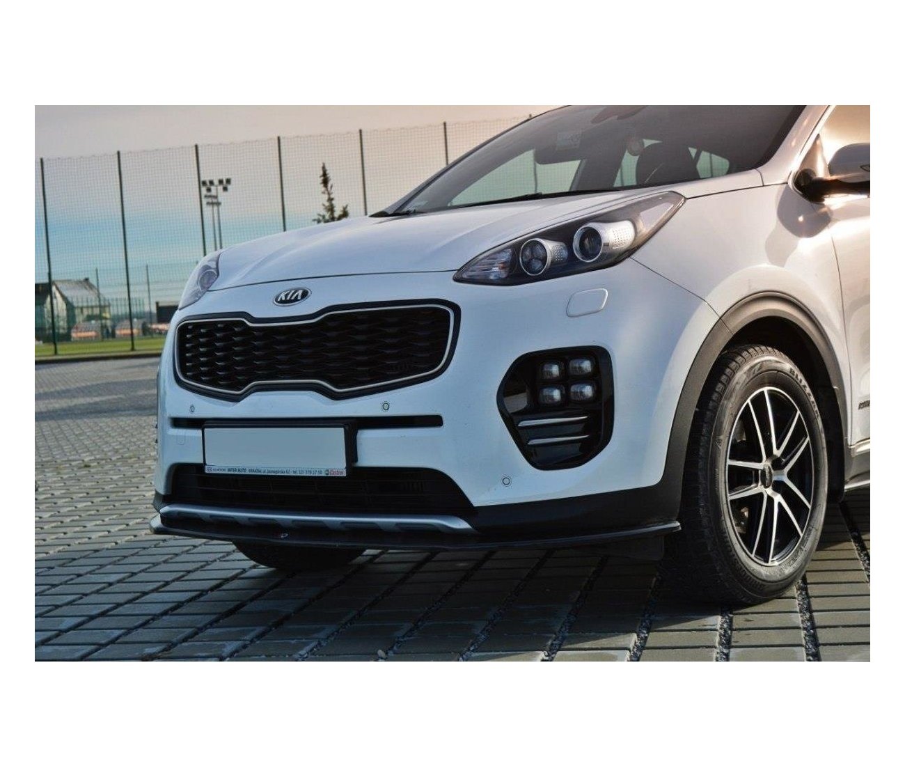 Cup Spoilerlippe Front Ansatz für Kia Sportage GT-Line - Aerowerk.