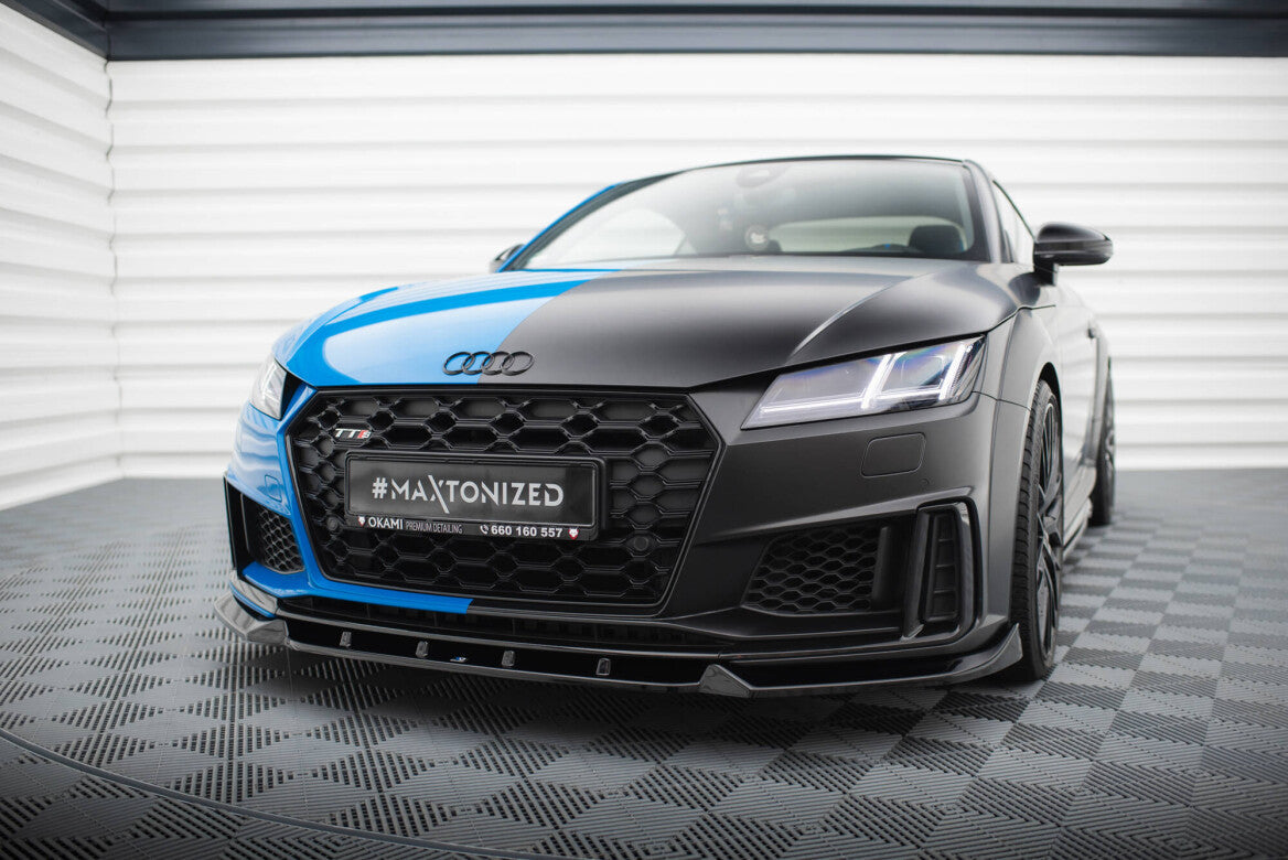 Cup Spoilerlippe Front Ansatz V.1 für Audi TT S / TT S-Line 8S FL - Aerowerk.