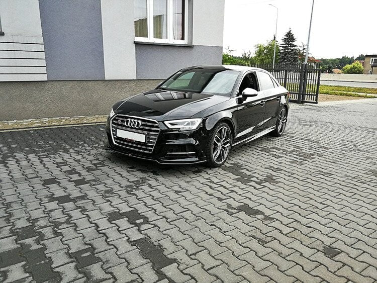 Cup Spoilerlippe Front Ansatz V.2 für Audi S3 / A3 S-Line 8V FL - Aerowerk.