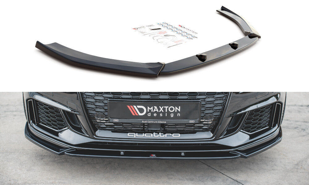 Cup Spoilerlippe Front Ansatz V.4 für Audi RS3 8V Facelift - Aerowerk.