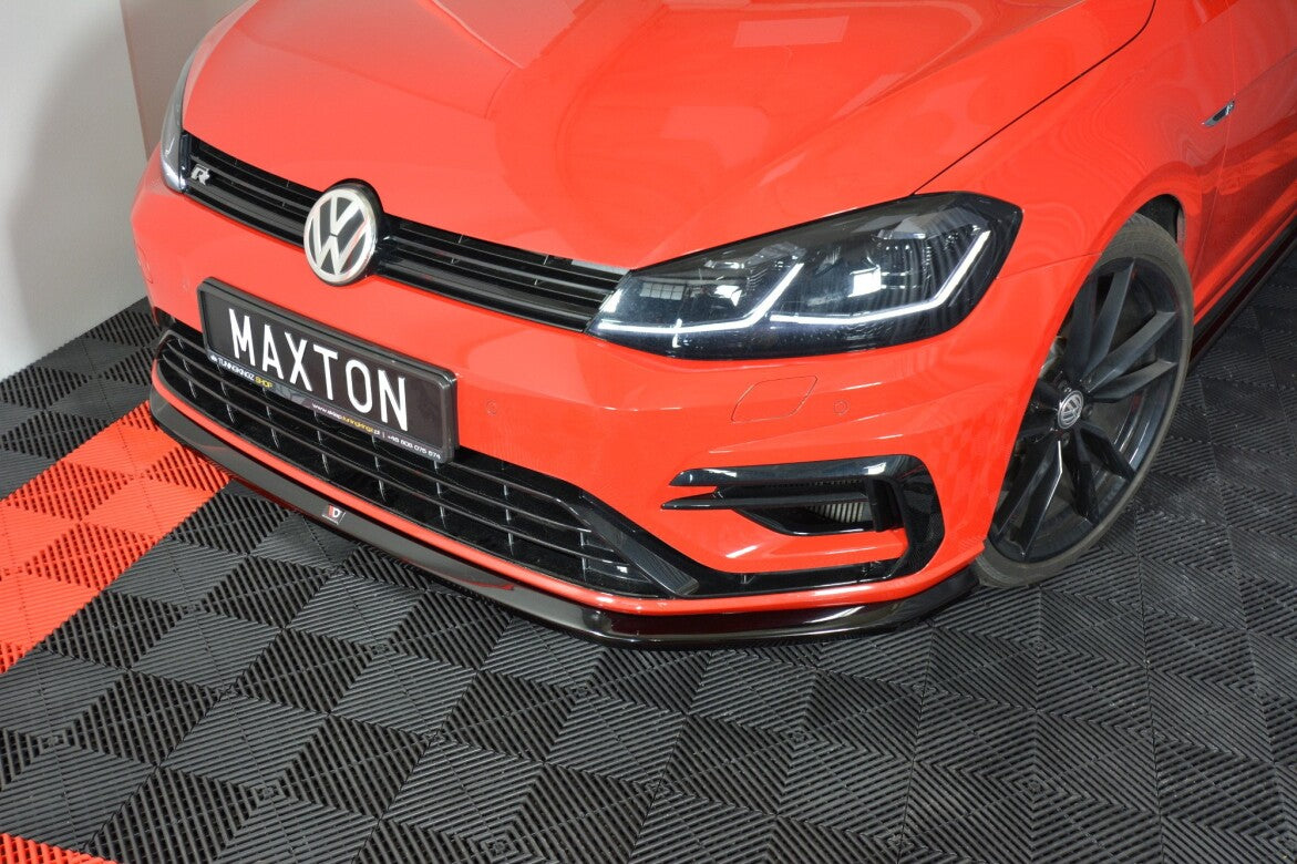 Cup Spoilerlippe Front Ansatz V.6 für VW GOLF 7 R / R-Line FACELIFT - Aerowerk.