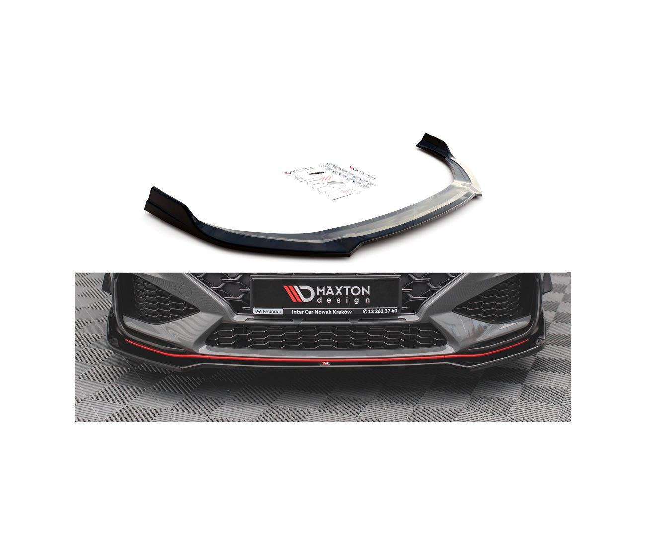 Frontlippe V.3 für Hyundai I30N + N-Line Facelift