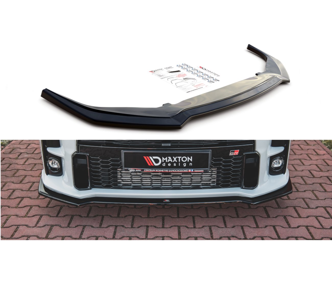 Cup Spoilerlippe V.1 für Toyota GR Yaris - Aerowerk.