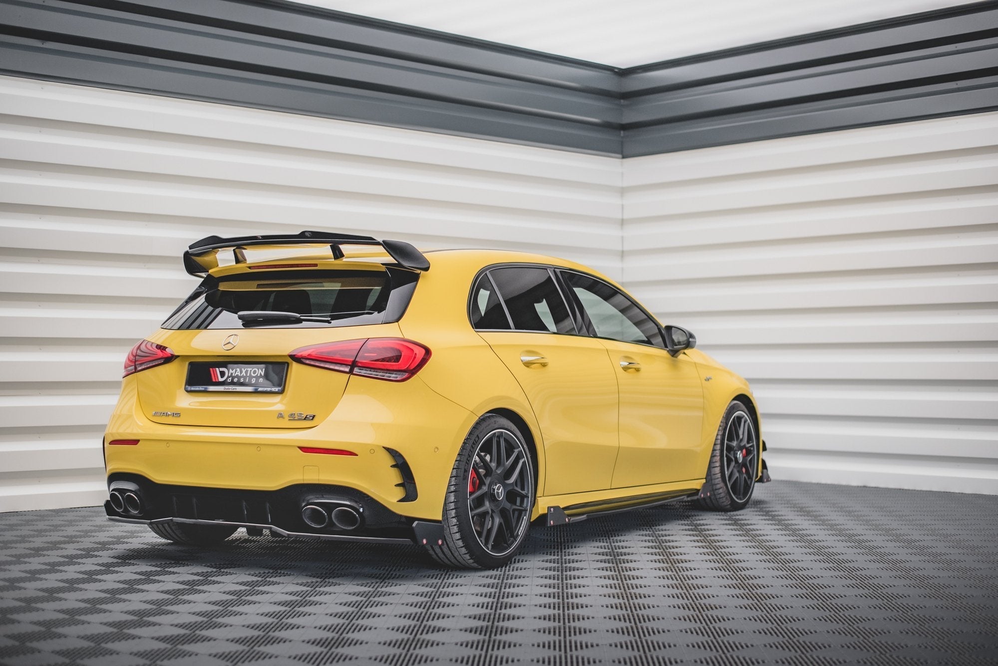 Maxton Design - Diffusor + Flaps für Mercedes - AMG A 45 S Aero Pack W177 - Aerowerk.