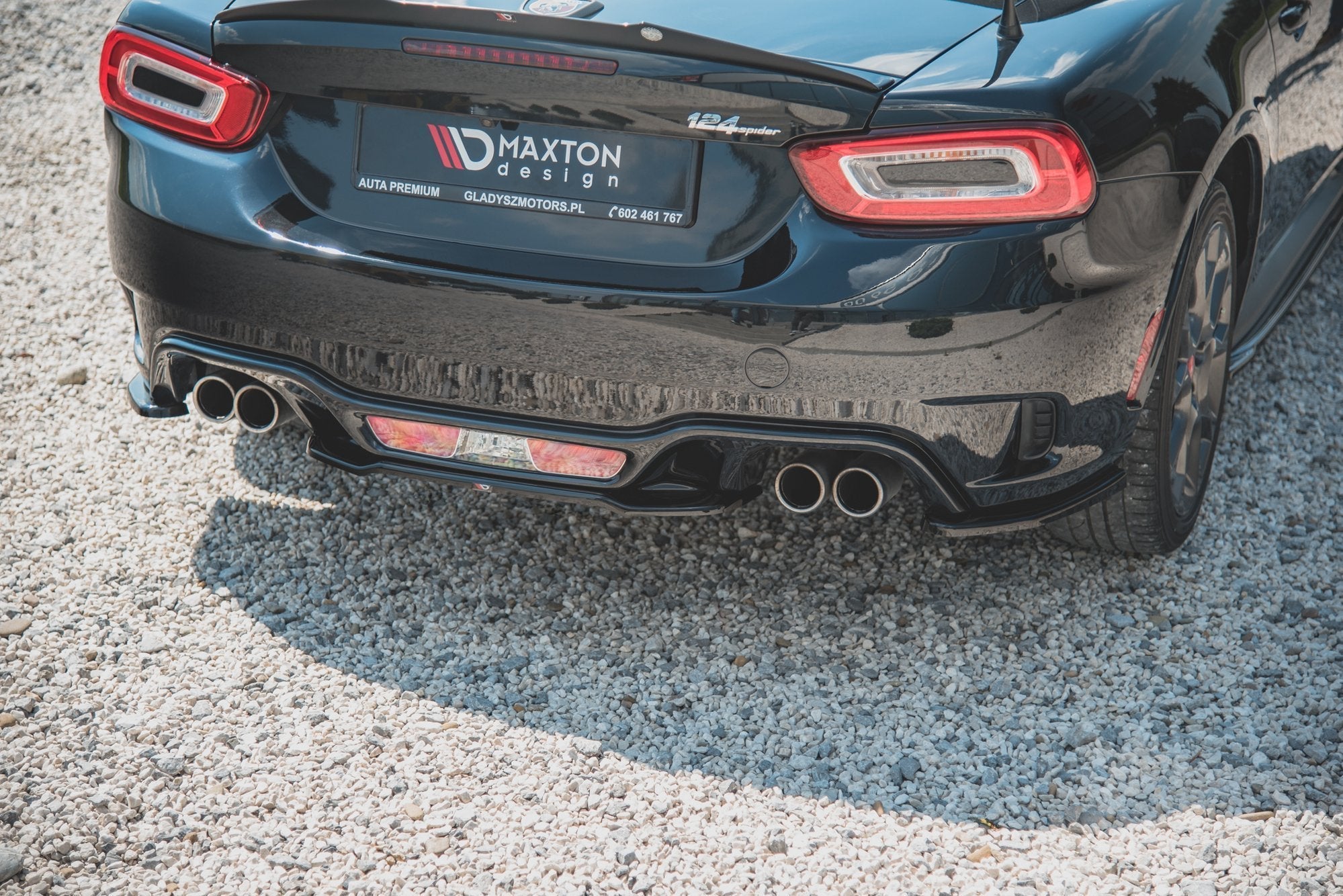 Maxton Design - Diffusor für Abarth 124 Spider - Aerowerk.