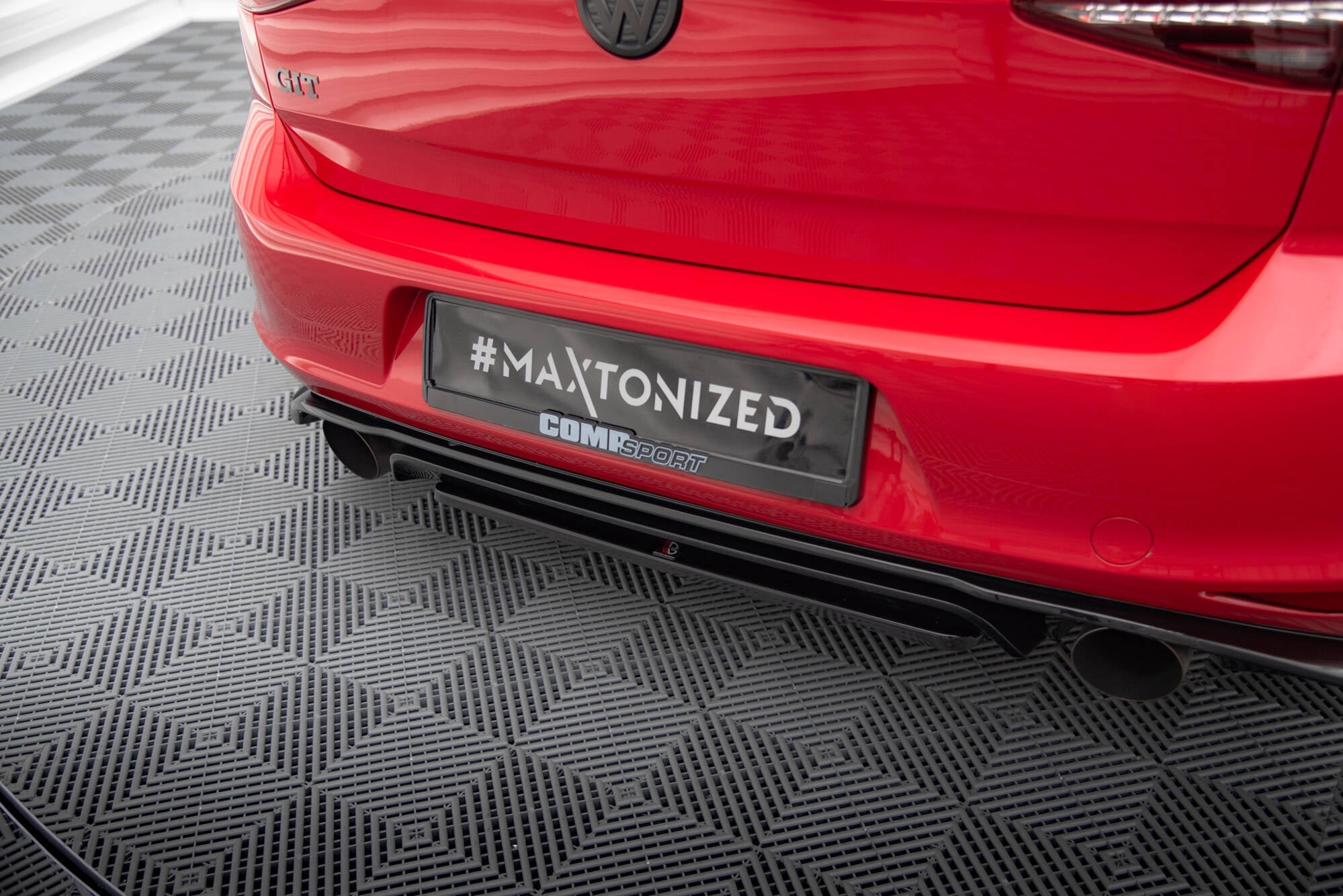 Maxton Design - Diffusor für VW GOLF Mk7 GTI CLUBSPORT - Aerowerk.