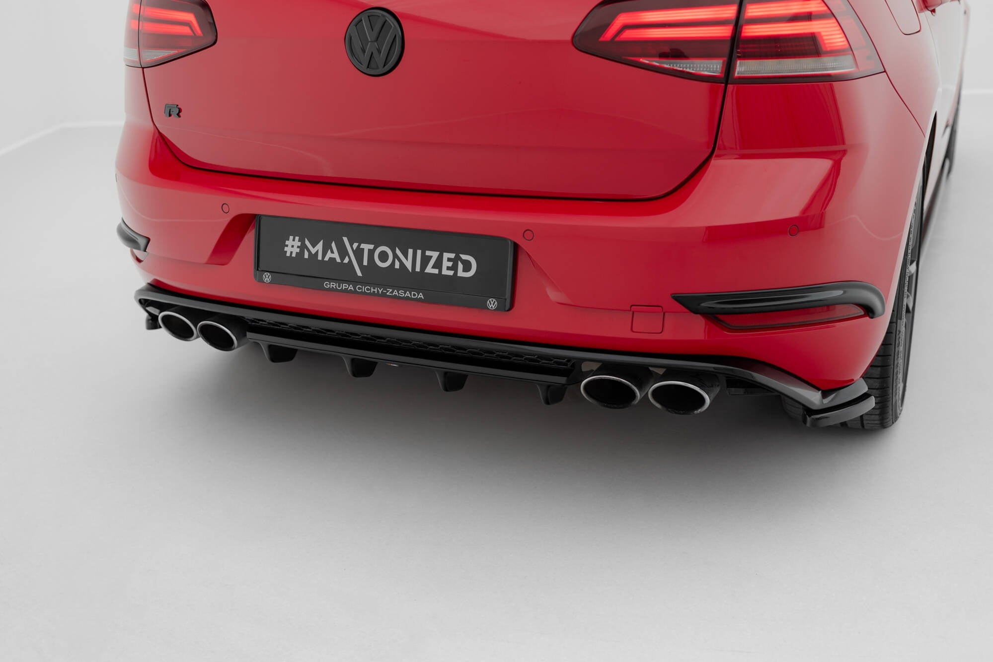 Maxton Design - Diffusor für VW Golf R Hatchback Mk7 Facelift - Aerowerk.