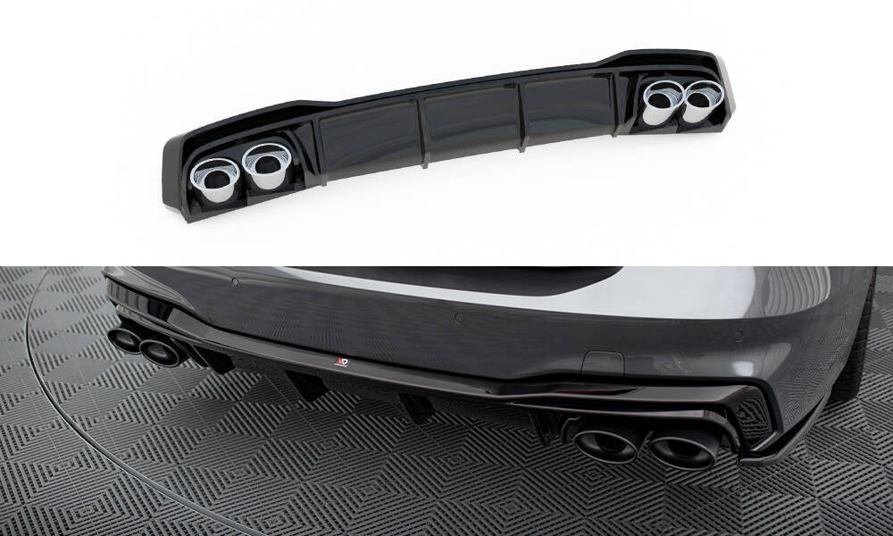 Maxton Design - Diffusor Heck Ansatz + Endrohre für Audi A7 S - Line C8 / S7 C8 / C8 Facelift / S7 Facelift - Aerowerk.