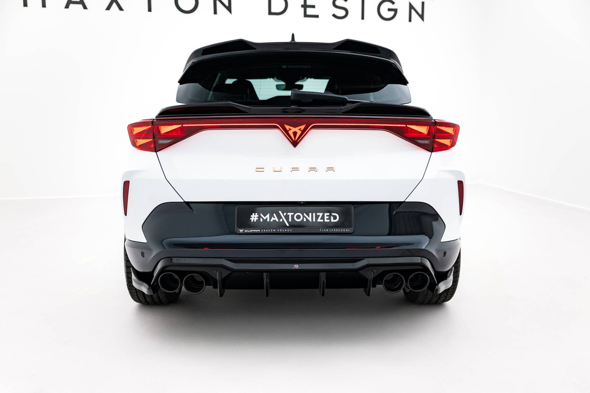 Maxton Design - Diffusor Heck Ansatz + Endrohre für Cupra Formentor Mk1 Facelift - Aerowerk.