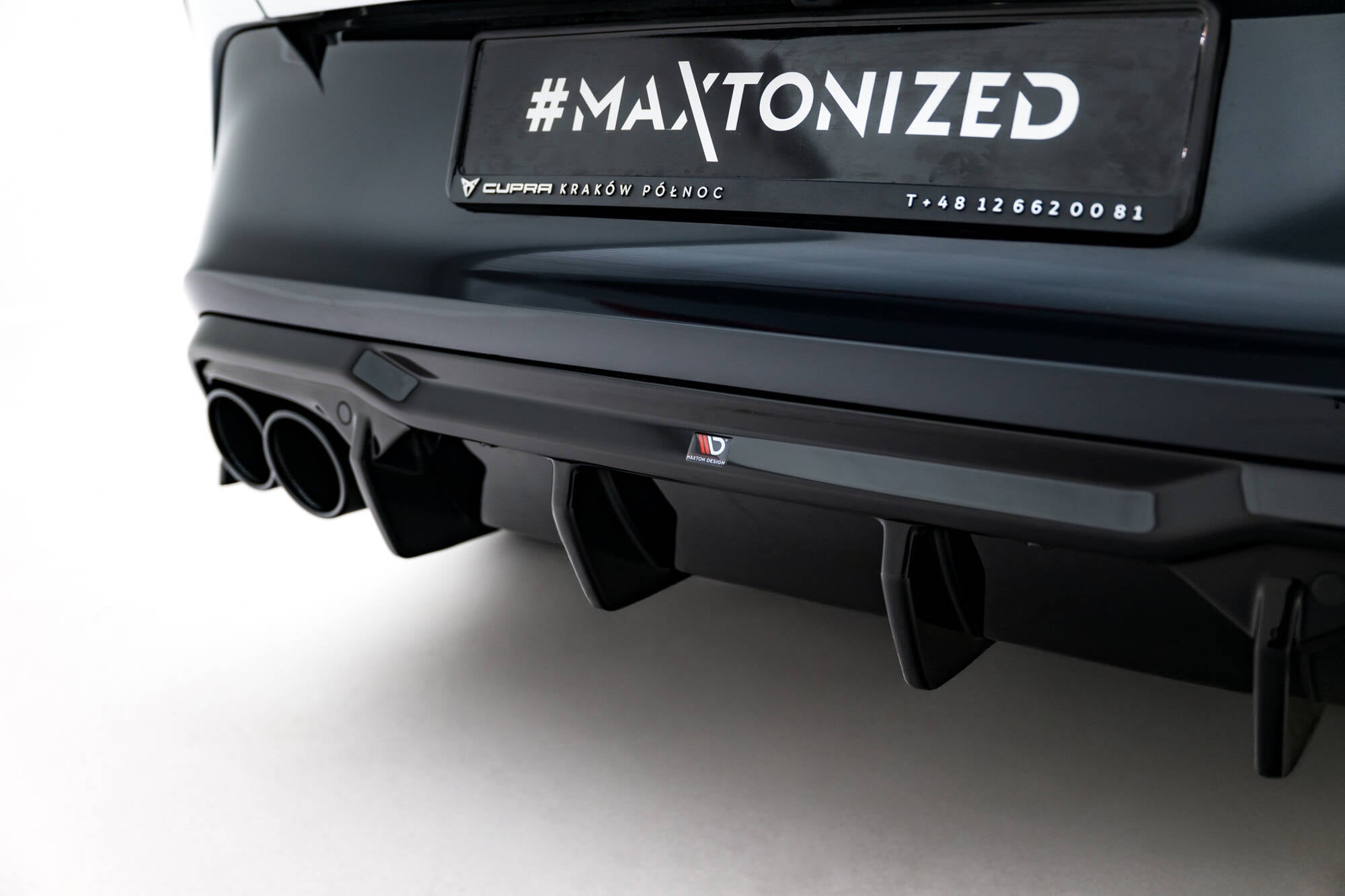 Maxton Design - Diffusor Heck Ansatz + Endrohre für Cupra Formentor Mk1 Facelift - Aerowerk.
