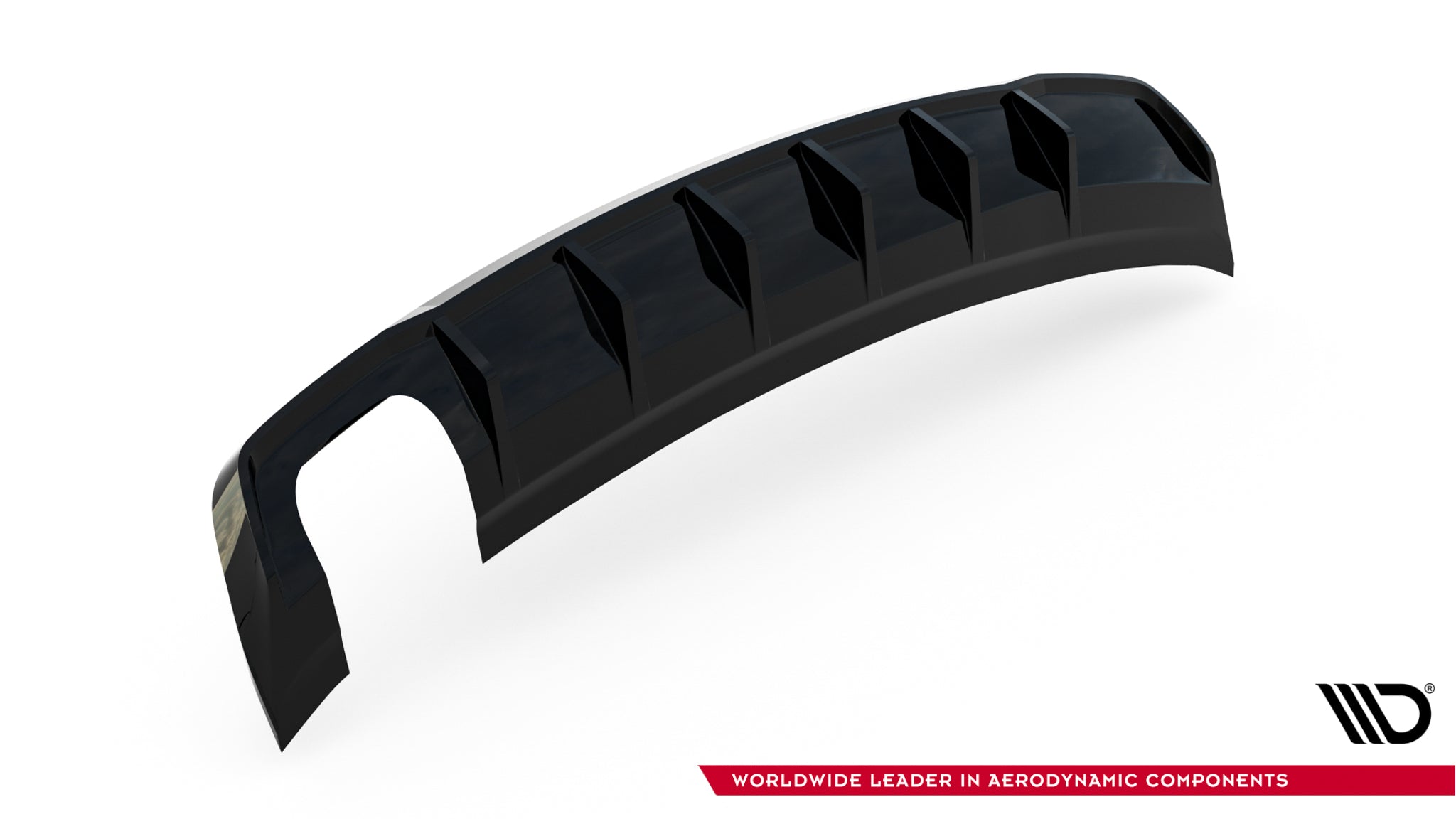 Maxton Design - Diffusor Heck Ansatz für Audi A3 Limousine 8V (Doppelauspuff li.endrohr) - Aerowerk.