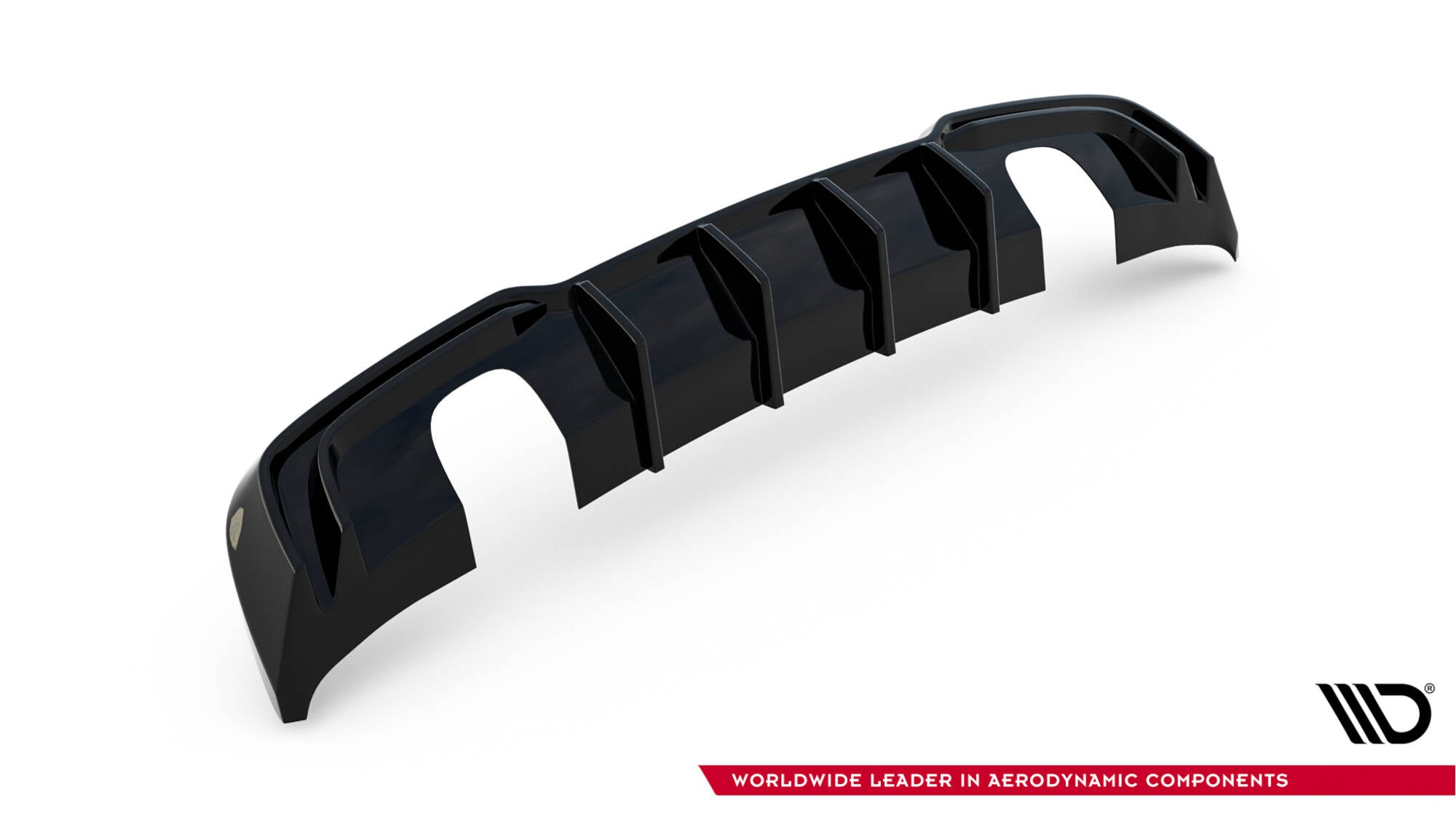 Maxton Design - Diffusor Heck Ansatz für Audi A3 S - Line Sportback 8V Facelift (Einzelauspuff li. re.) - Aerowerk.