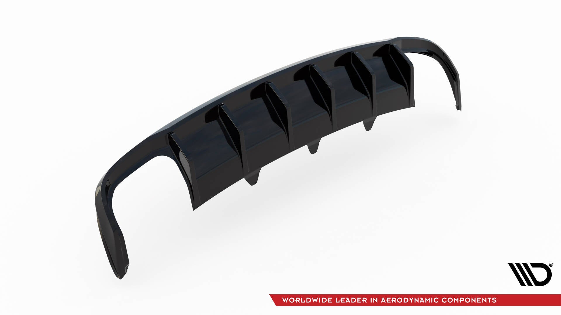 Maxton Design - Diffusor Heck Ansatz für Audi A4 B8 Facelift (Doppelauspuff li. re.) - Aerowerk.