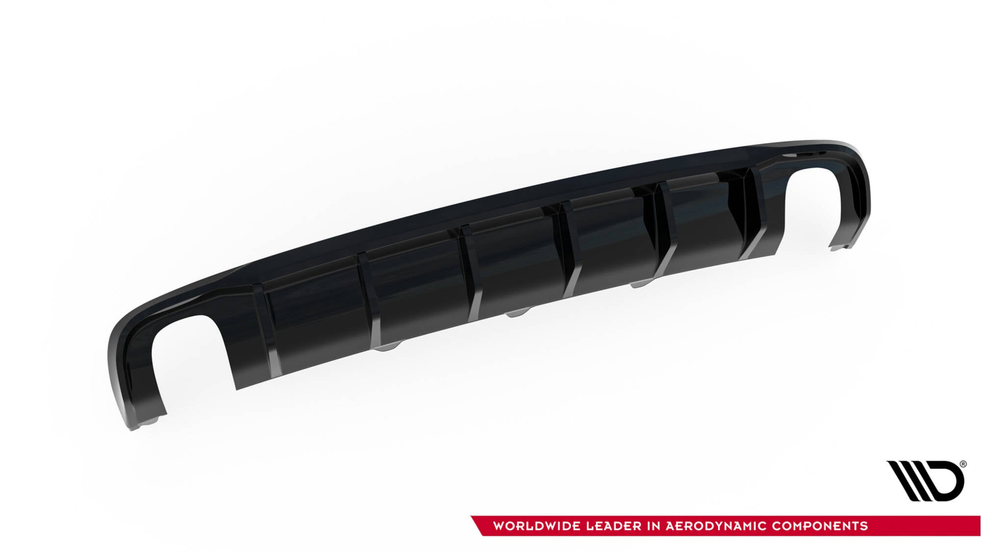 Maxton Design - Diffusor Heck Ansatz für Audi A4 B8 Facelift (Einzelauspuff li. re.) - Aerowerk.