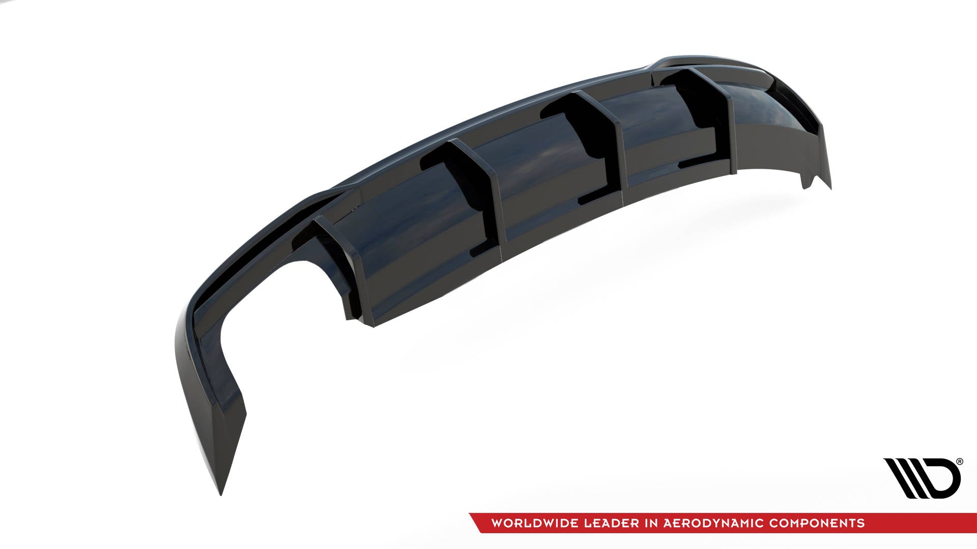 Maxton Design - Diffusor Heck Ansatz für Audi A5 8T Facelift (Doppelauspuff li.) - Aerowerk.