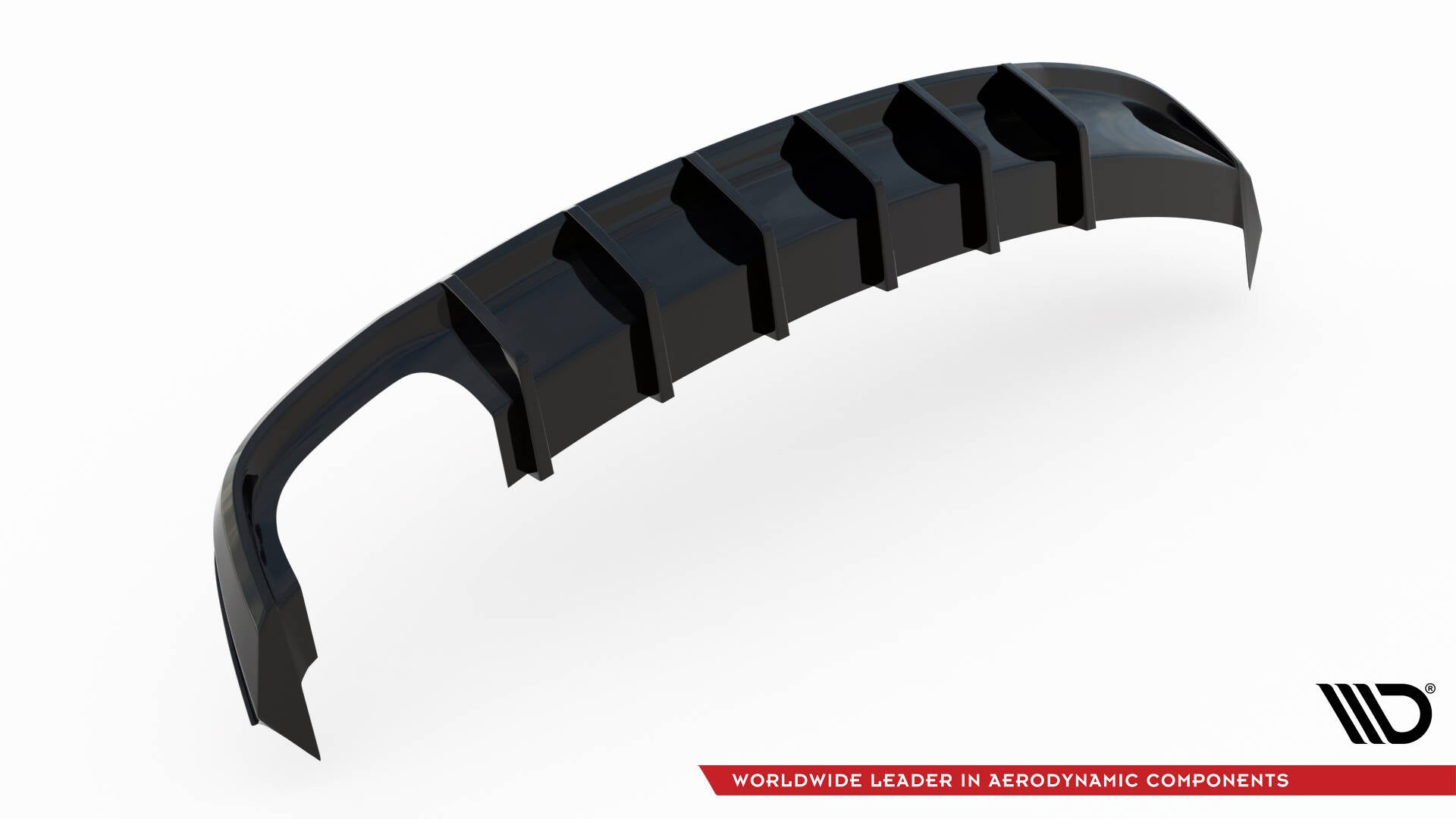 Maxton Design - Diffusor Heck Ansatz für Audi A5 S - Line Coupe / Sportback 8T Facelift (Doppelauspuff li.) - Aerowerk.