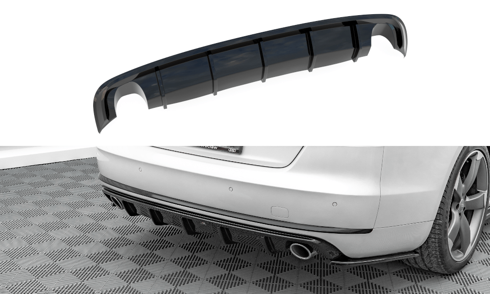 Maxton Design - Diffusor Heck Ansatz für Audi A8 D4 - Aerowerk.