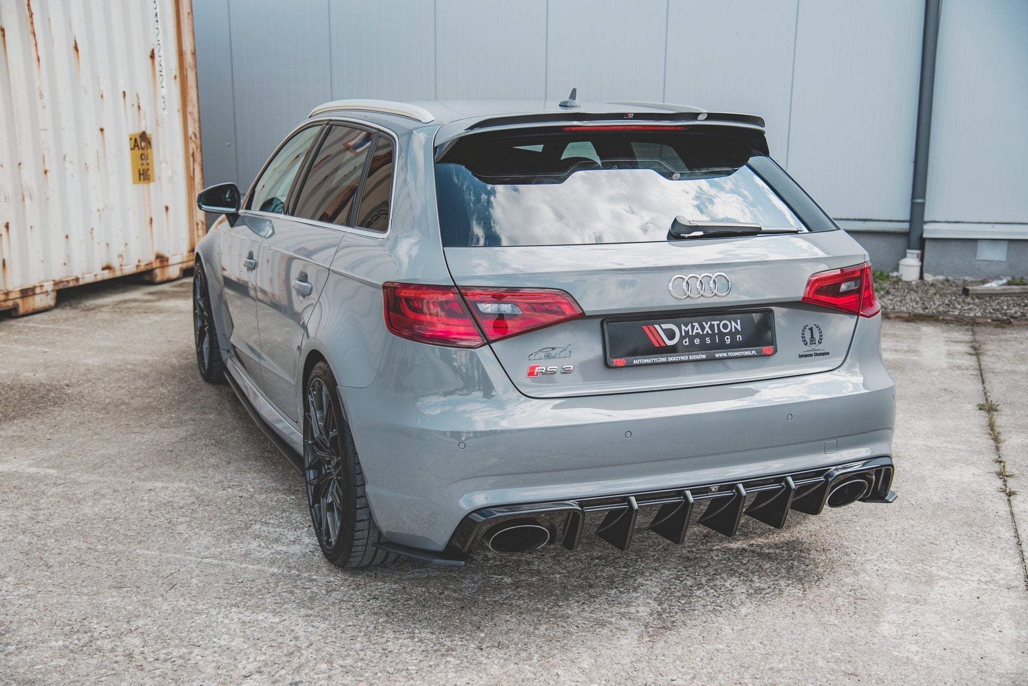 Maxton Design - Diffusor Heck Ansatz für Audi RS3 8V Sportback - Aerowerk.