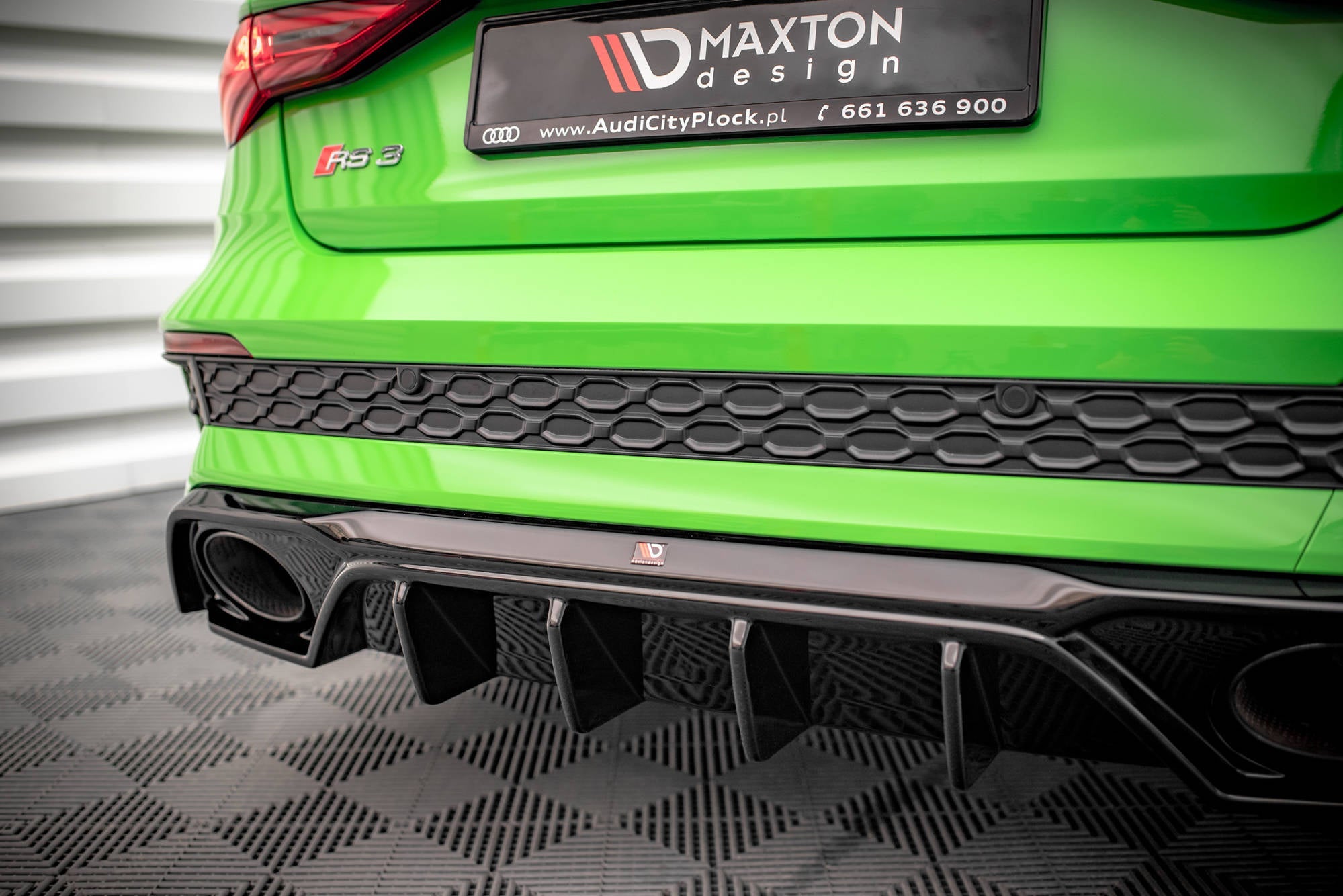 Maxton Design - Diffusor Heck Ansatz für Audi RS3 8Y - Aerowerk.
