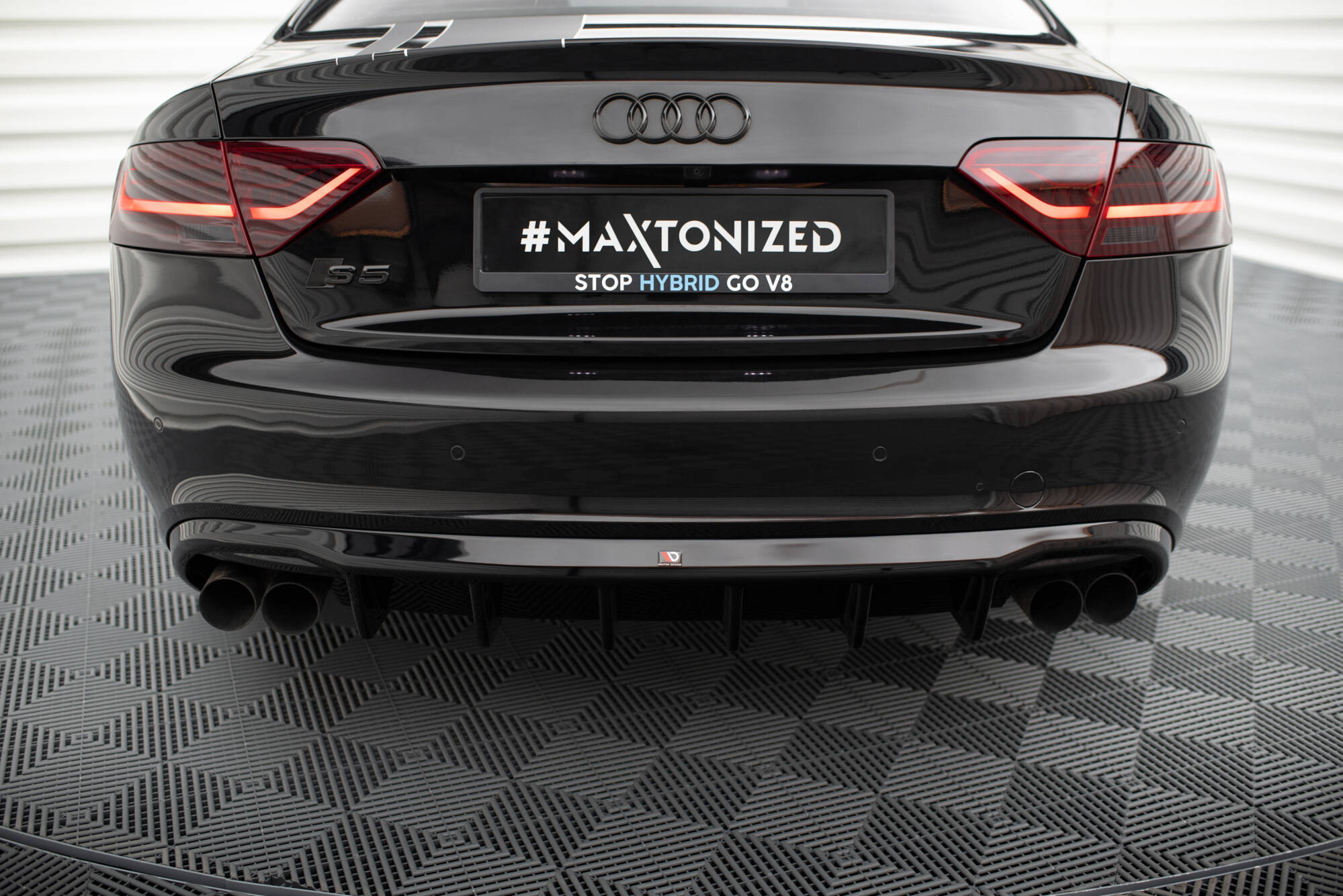 Maxton Design - Diffusor Heck Ansatz für Audi S5 Coupe / Cabrio S - Line 8T - Aerowerk.