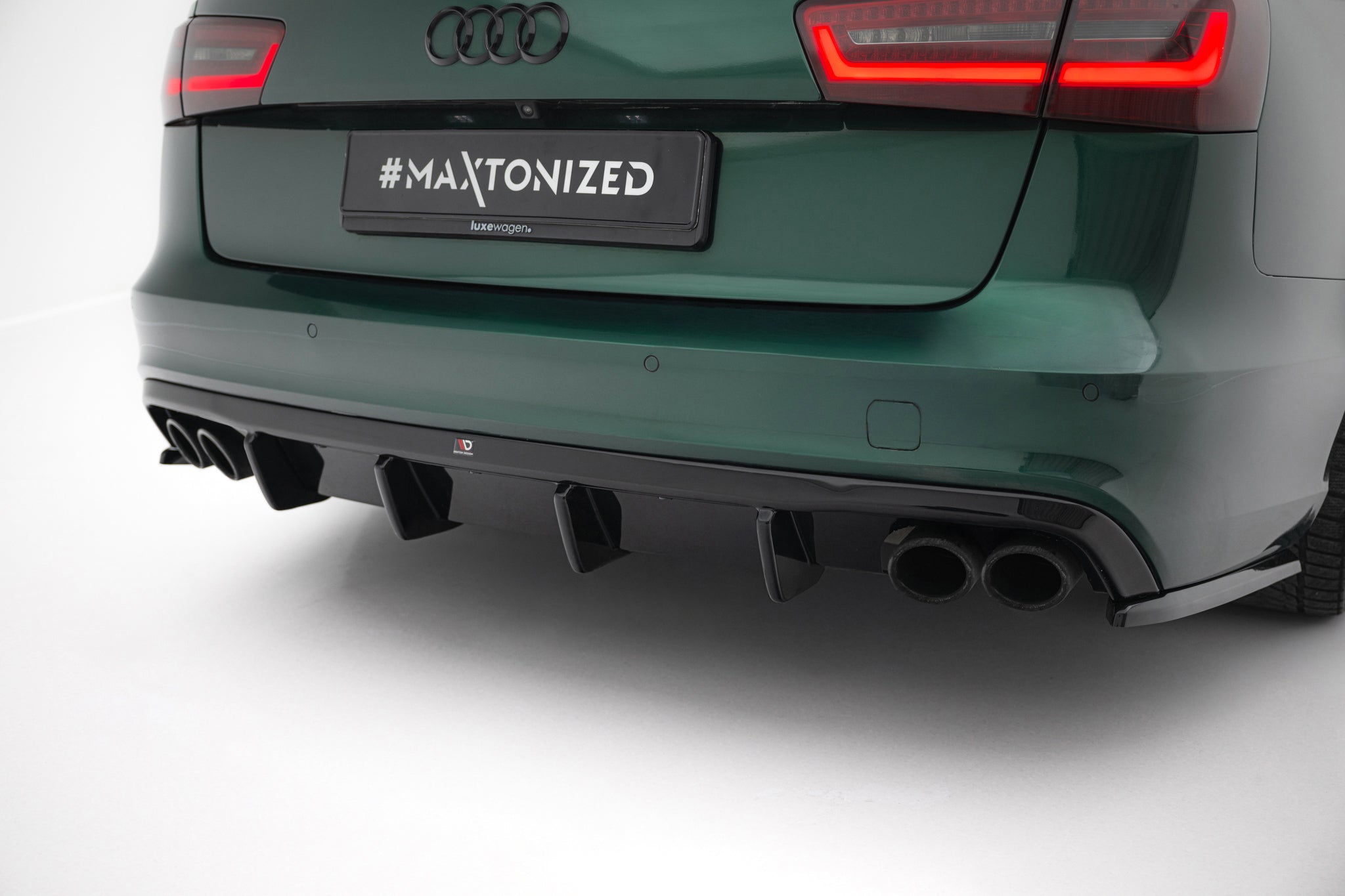 Maxton Design - Diffusor Heck Ansatz für Audi S6 Avant C7 - Aerowerk.