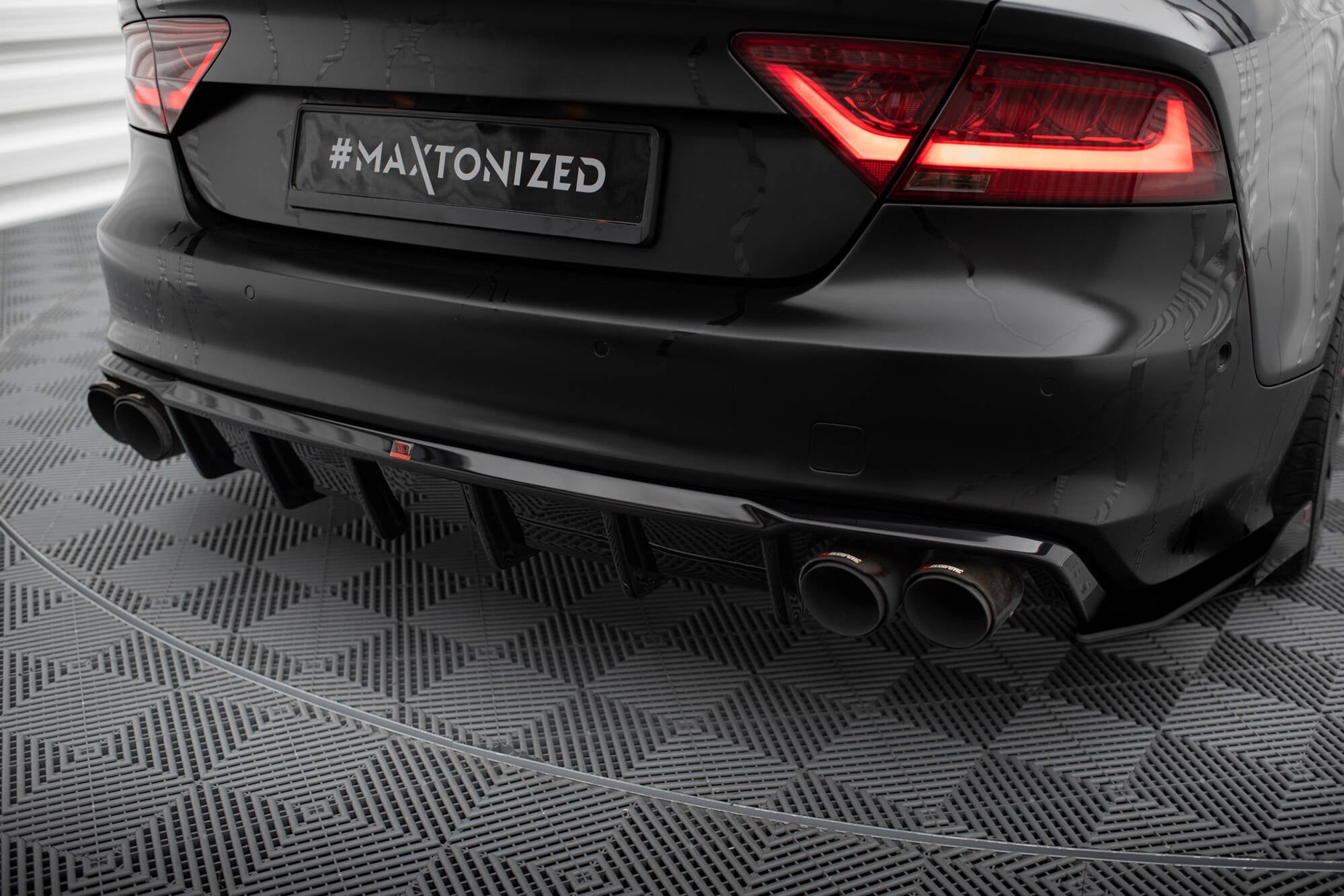 Maxton Design - Diffusor Heck Ansatz für Audi S7 C7 - Aerowerk.