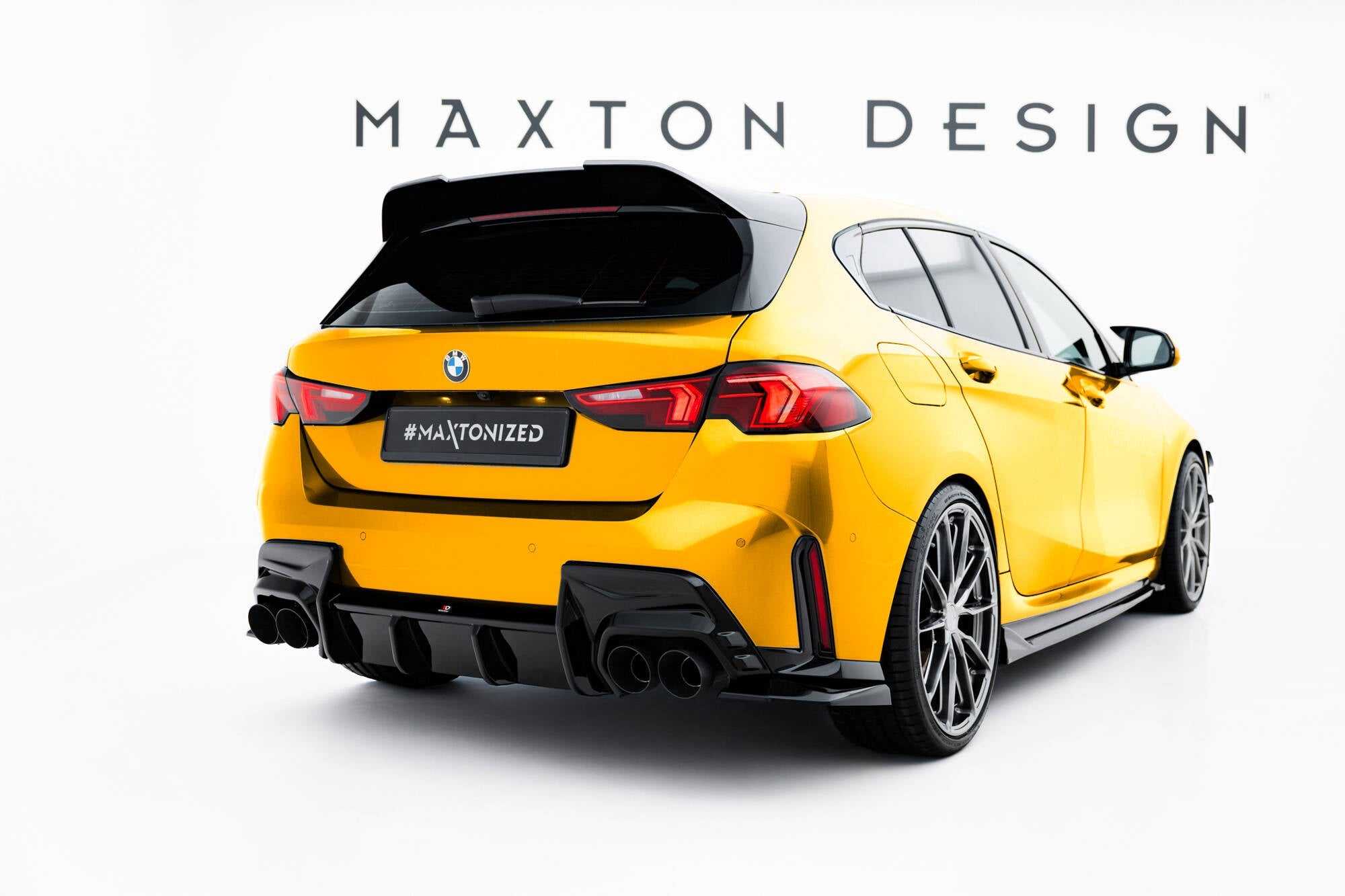 Maxton Design - Diffusor Heck Ansatz für BMW 1er M - Paket F70 - Aerowerk.