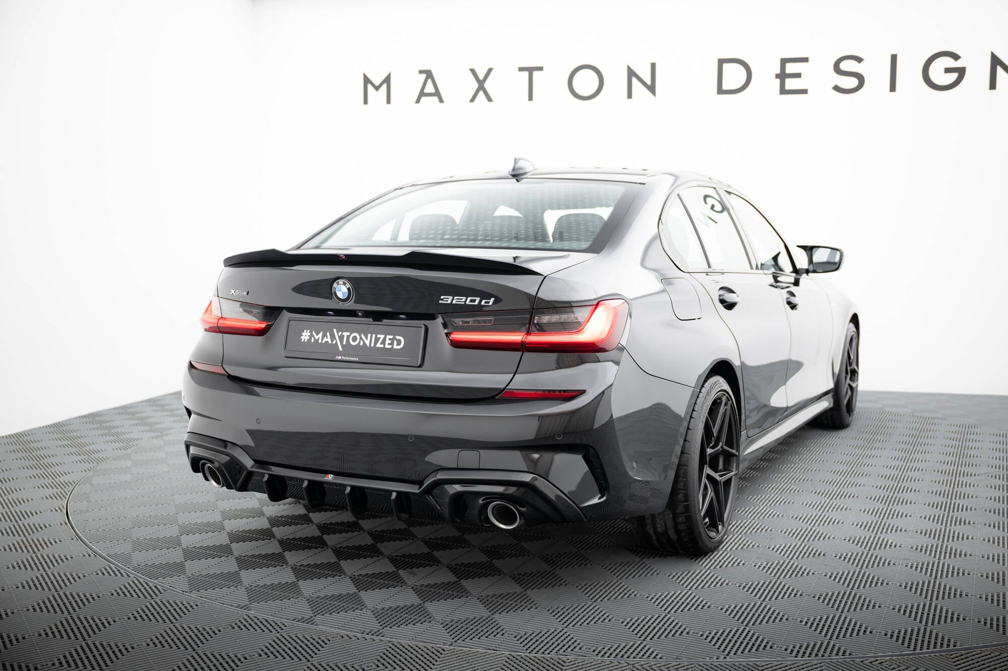 Maxton Design - Diffusor Heck Ansatz für BMW 3er M - Paket G20 / G21 - Aerowerk.