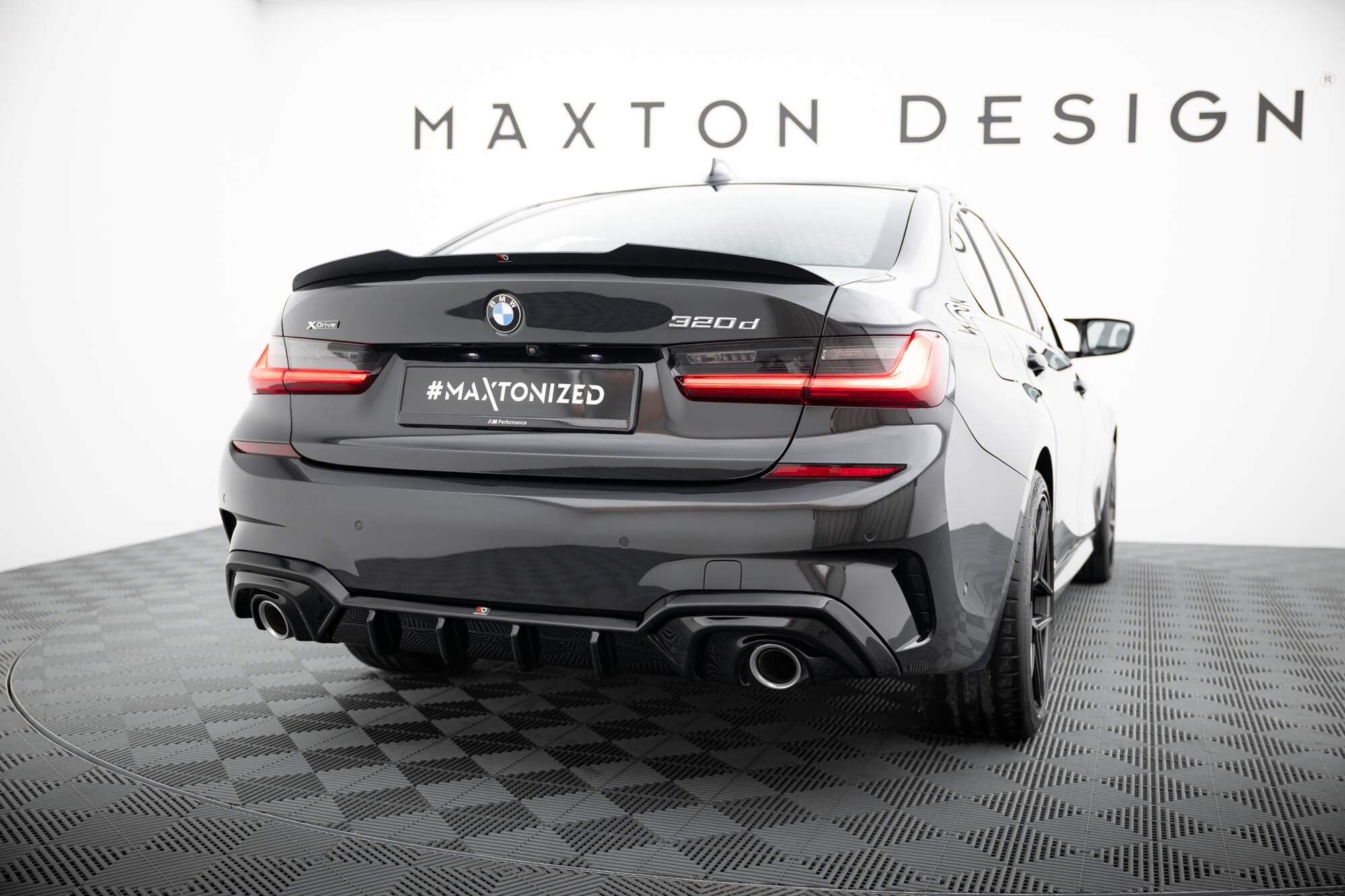 Maxton Design - Diffusor Heck Ansatz für BMW 3er M - Paket G20 / G21 - Aerowerk.