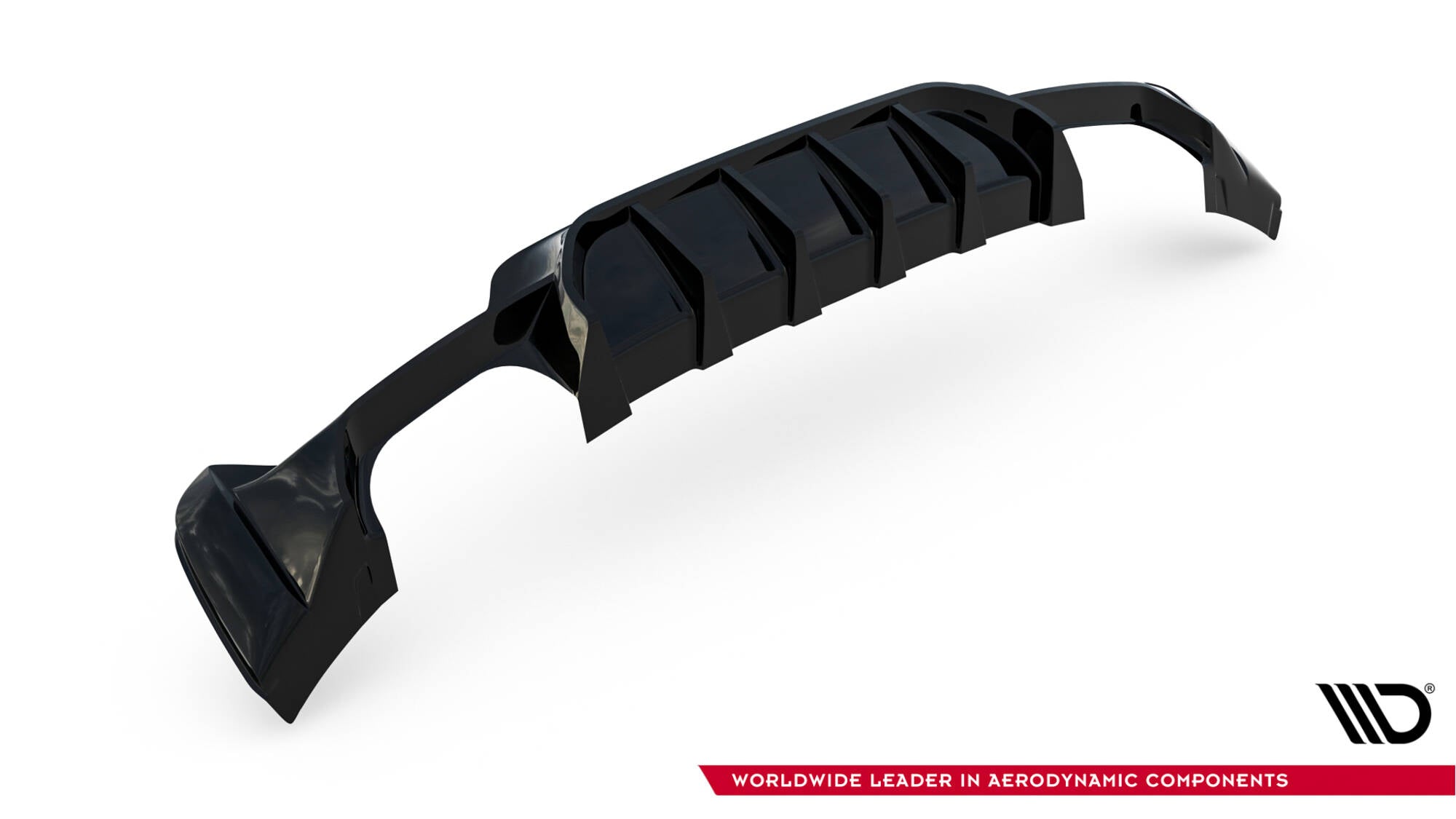 Maxton Design - Diffusor Heck Ansatz für BMW 4er Coupe / Gran Coupe / Cabrio M - Paket F32 / F36 / F33 (Doppelauspuff li. re.) - Aerowerk.