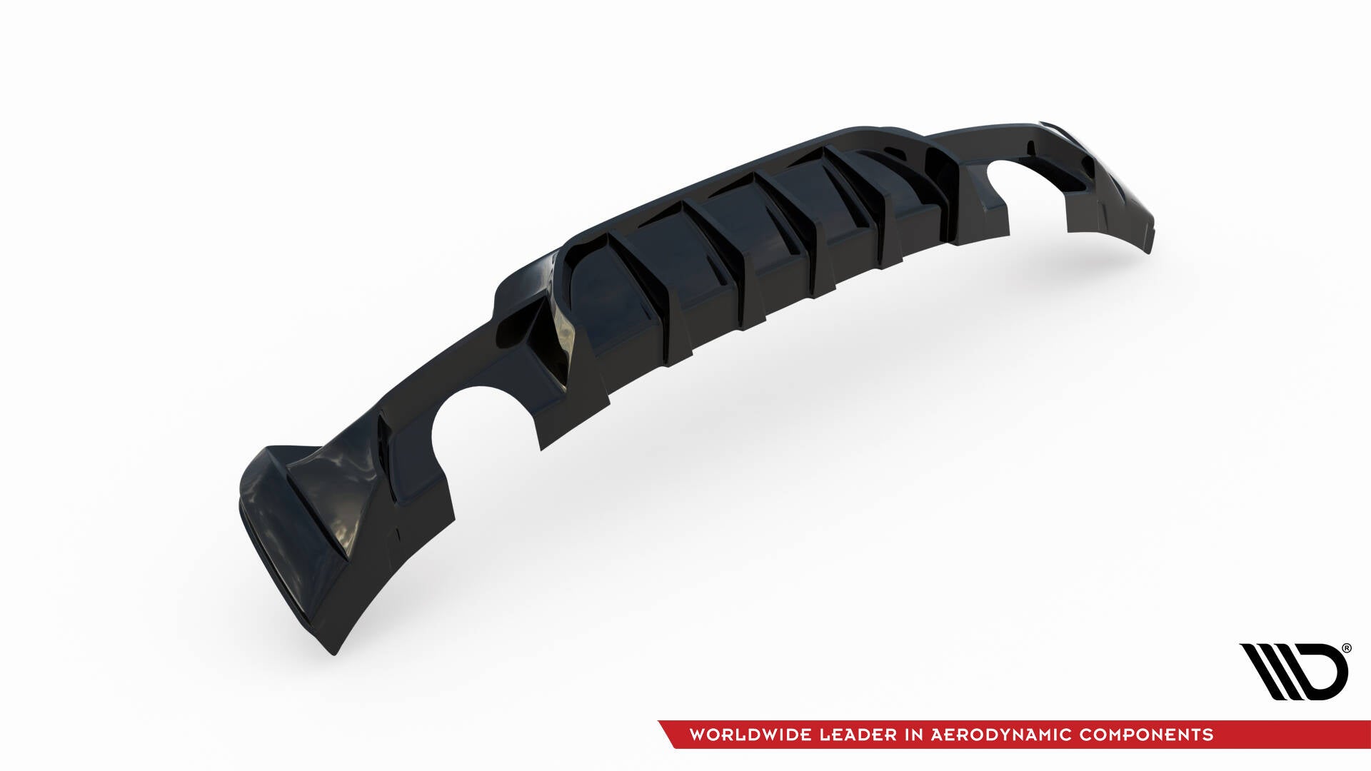 Maxton Design - Diffusor Heck Ansatz für BMW 4er Coupe / Gran Coupe / Cabrio M - Paket F32 / F36 / F33 (Einzelauspuff li. re.) - Aerowerk.
