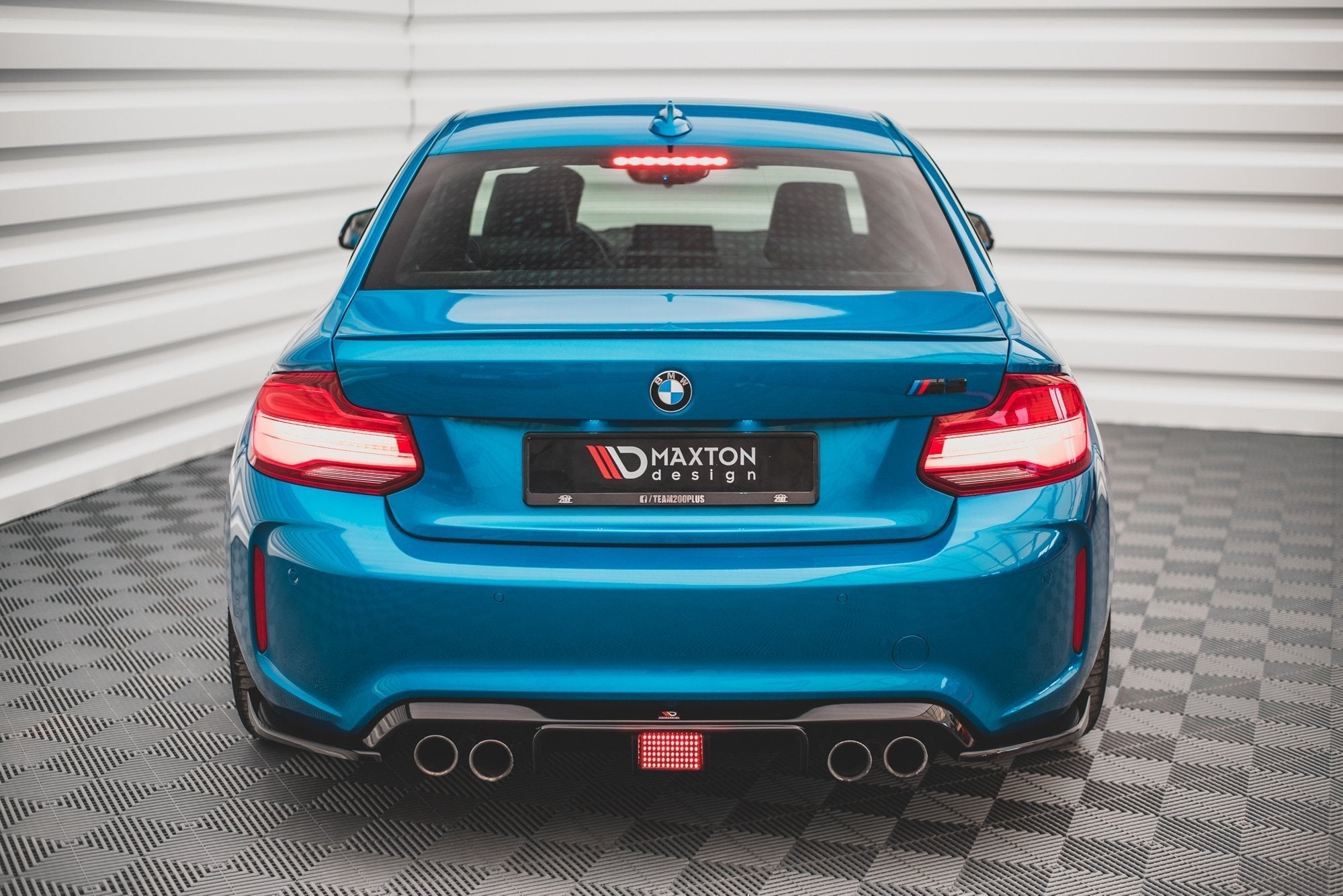 Maxton Design - Diffusor Heck Ansatz für BMW M2 F87 - Aerowerk.